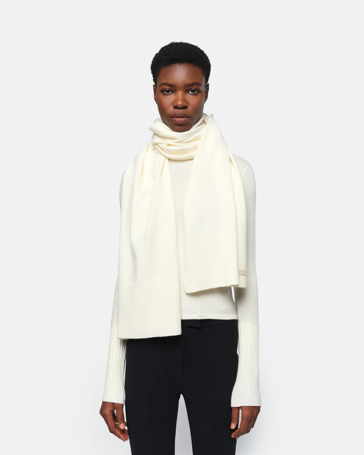 Harris Cream Scarf