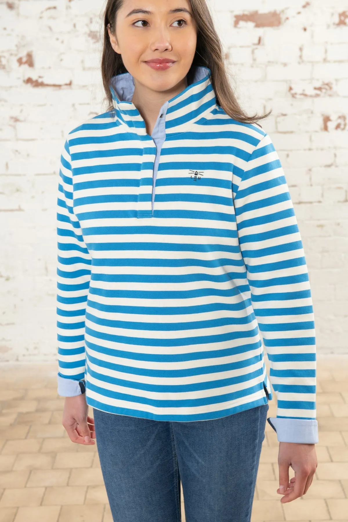 Haven Jersey - Azure Blue Stripe