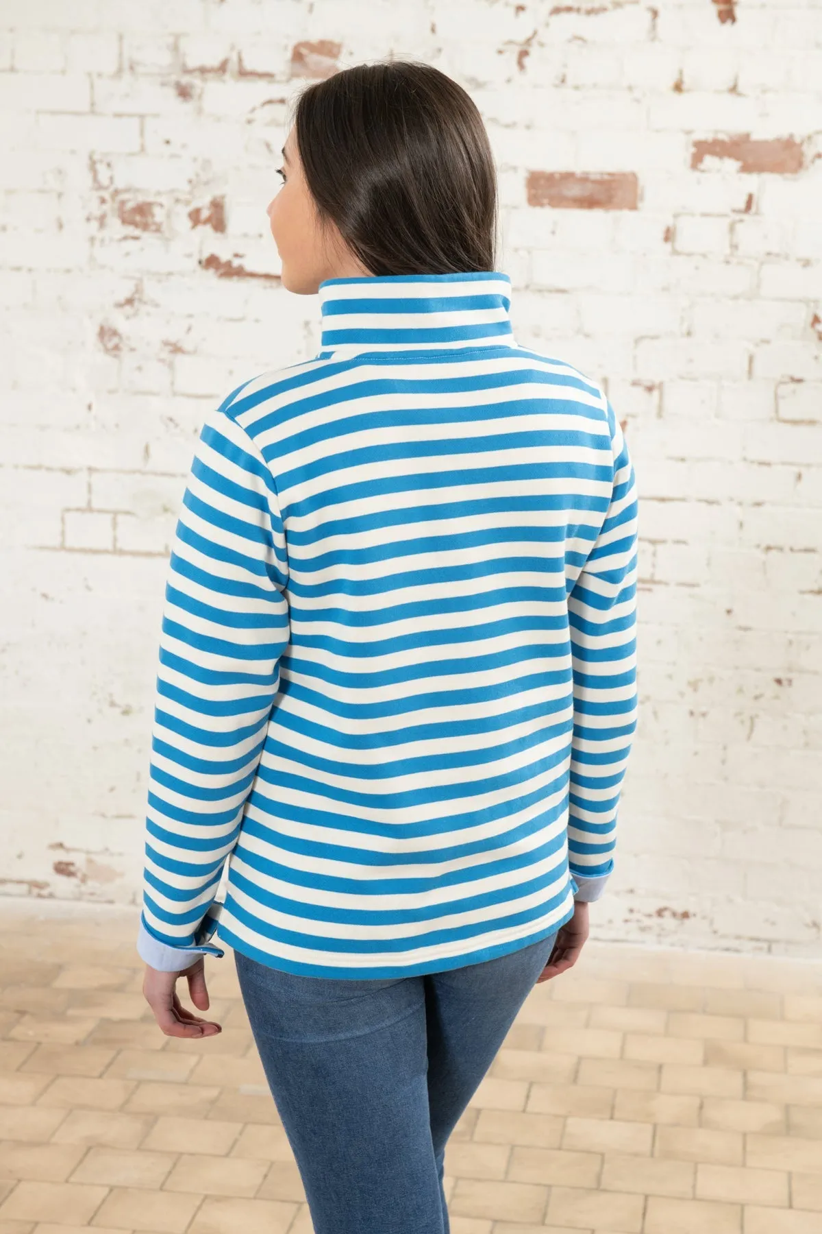 Haven Jersey - Azure Blue Stripe