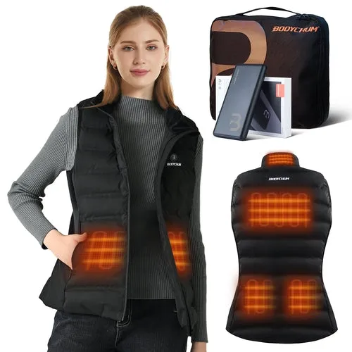 Heated Vest with Battery Pack