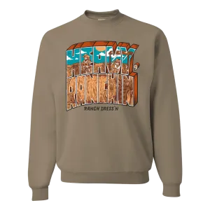 HEAVY RANCHIN' SANDSTONE CREWNECK