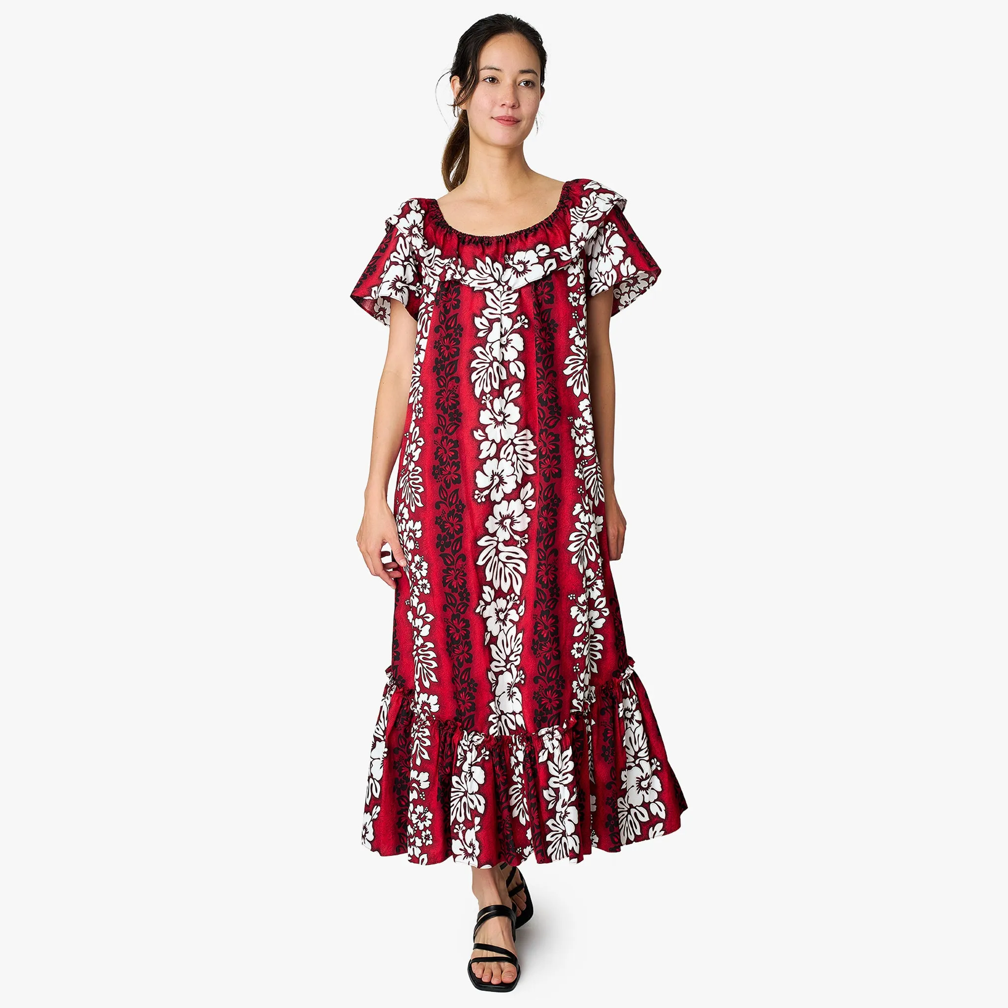 Hibiscus Panel Long Muu Muu