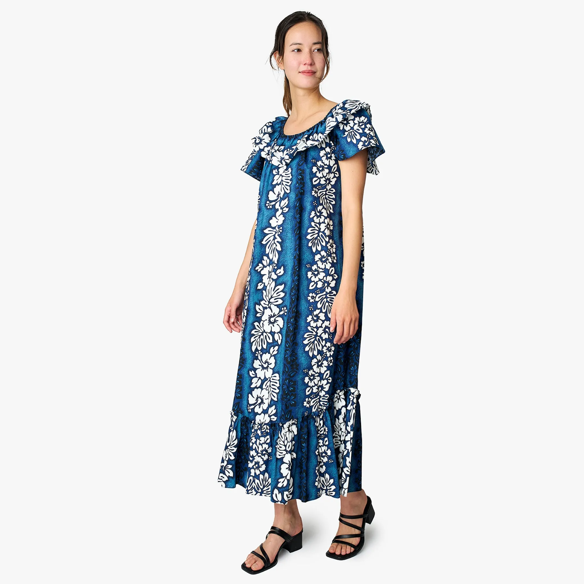 Hibiscus Panel Long Muu Muu