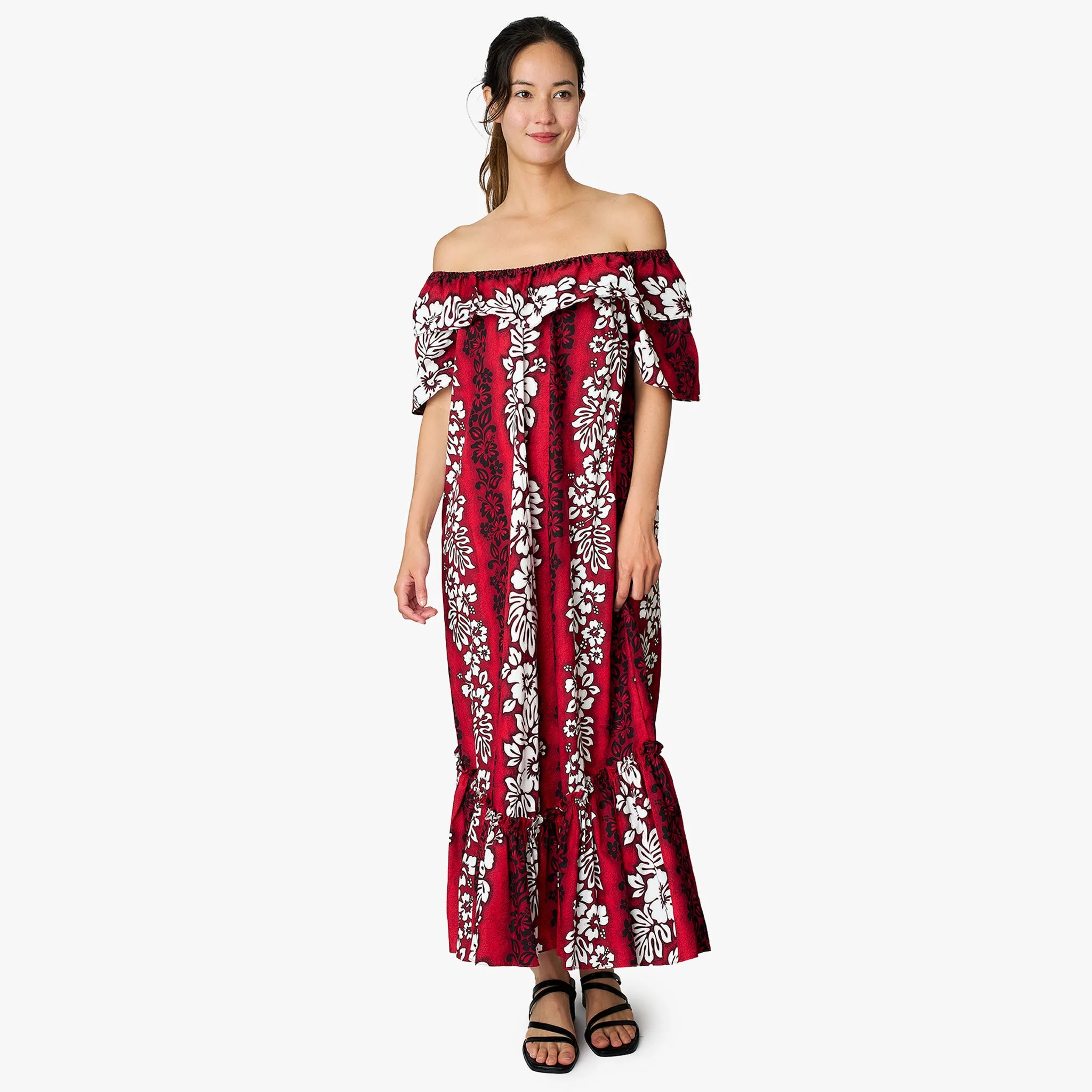 Hibiscus Panel Long Muu Muu