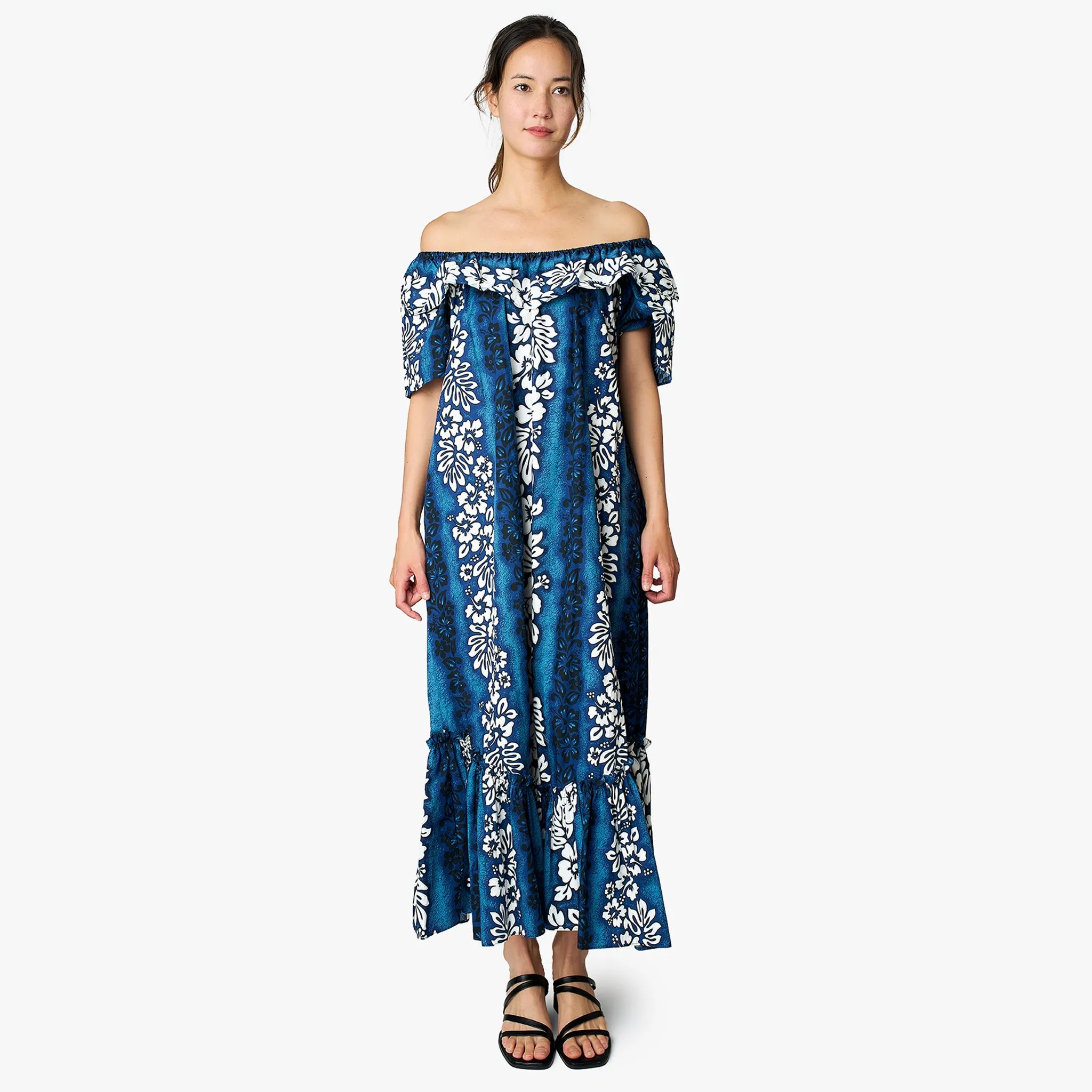 Hibiscus Panel Long Muu Muu