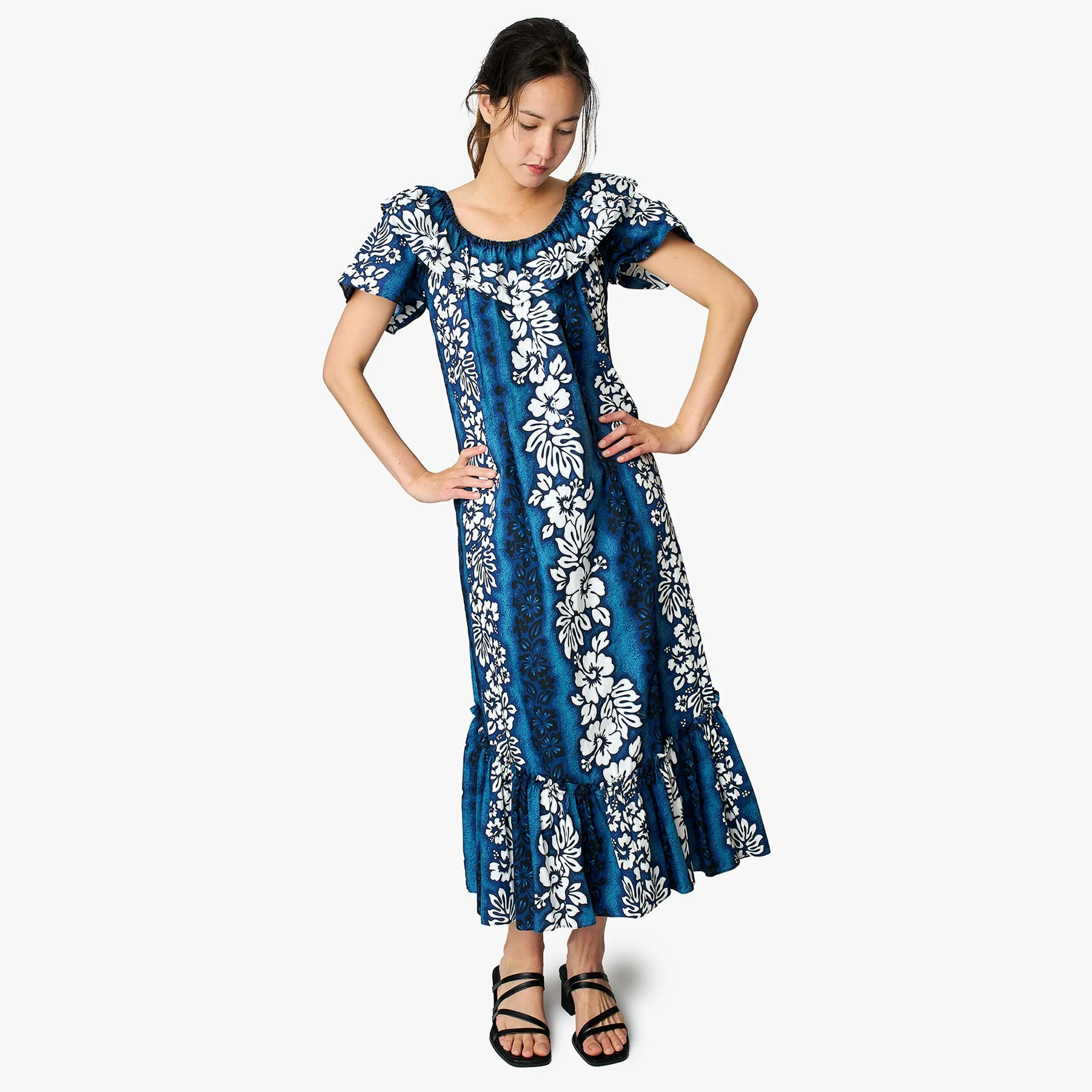 Hibiscus Panel Long Muu Muu