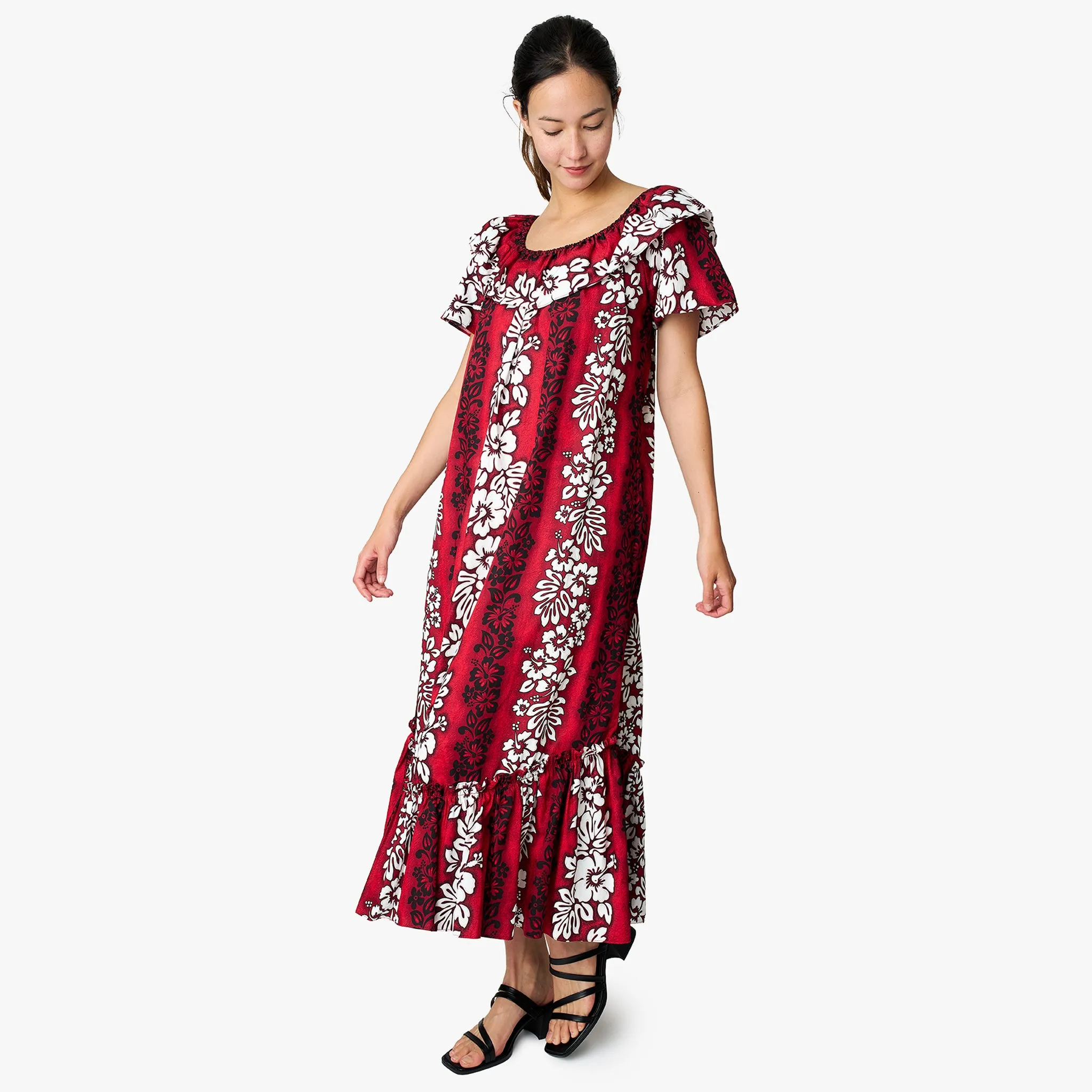 Hibiscus Panel Long Muu Muu