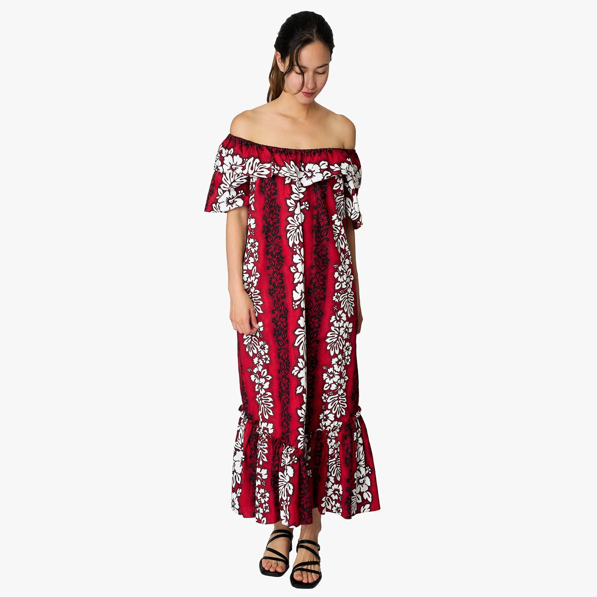 Hibiscus Panel Long Muu Muu