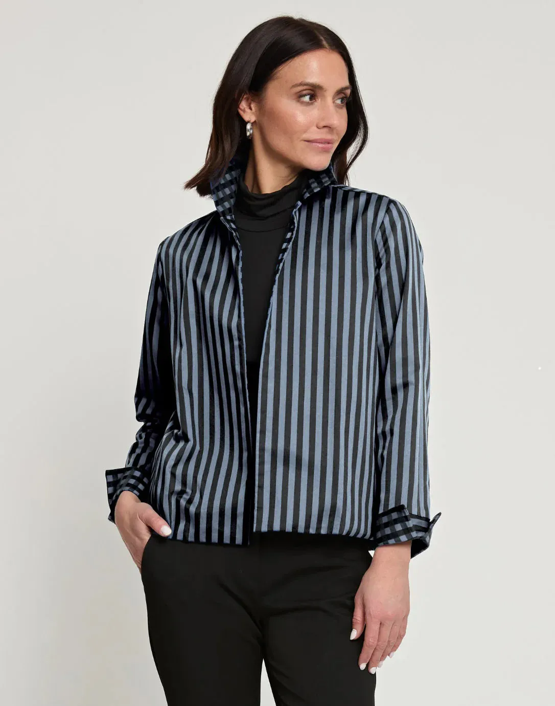 HINSON WU - MOLLY LONG SLEEVE REVERSIBLE JACKET