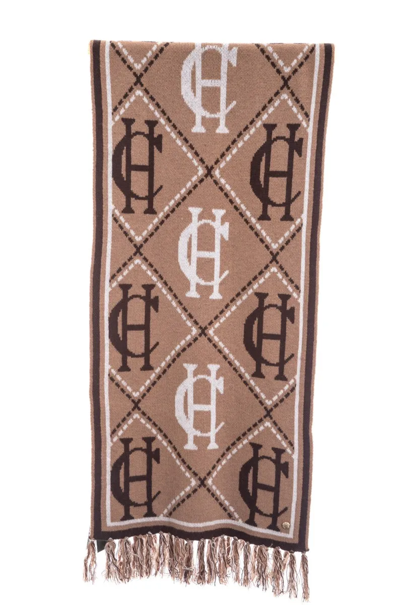 Holland Cooper Monogram Scarf in Camel