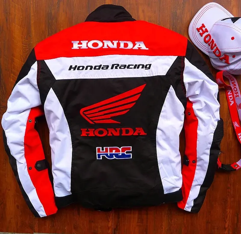 HONDA Motorcycle Riding Clothes Men's Racing Car Fall Proof Knight Motorcycle Jacket Rally Clothes Windproof and Warm