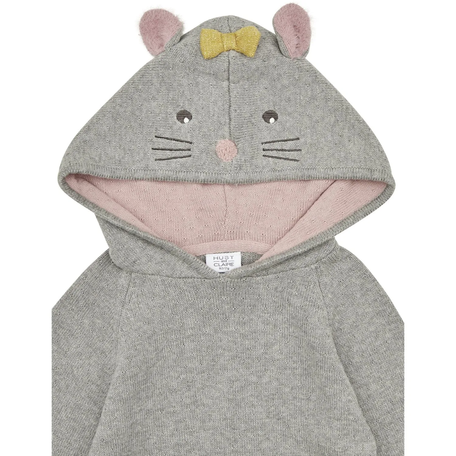 Hust & Claire Light Grey Melange Mini Pinja Pullover