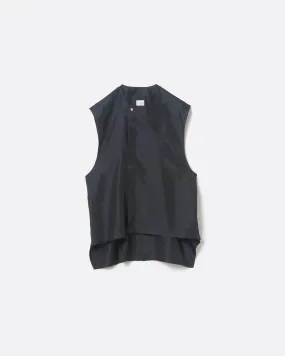 IRIDESCENT FARMERS VEST .11 【NIGHT NAVY】