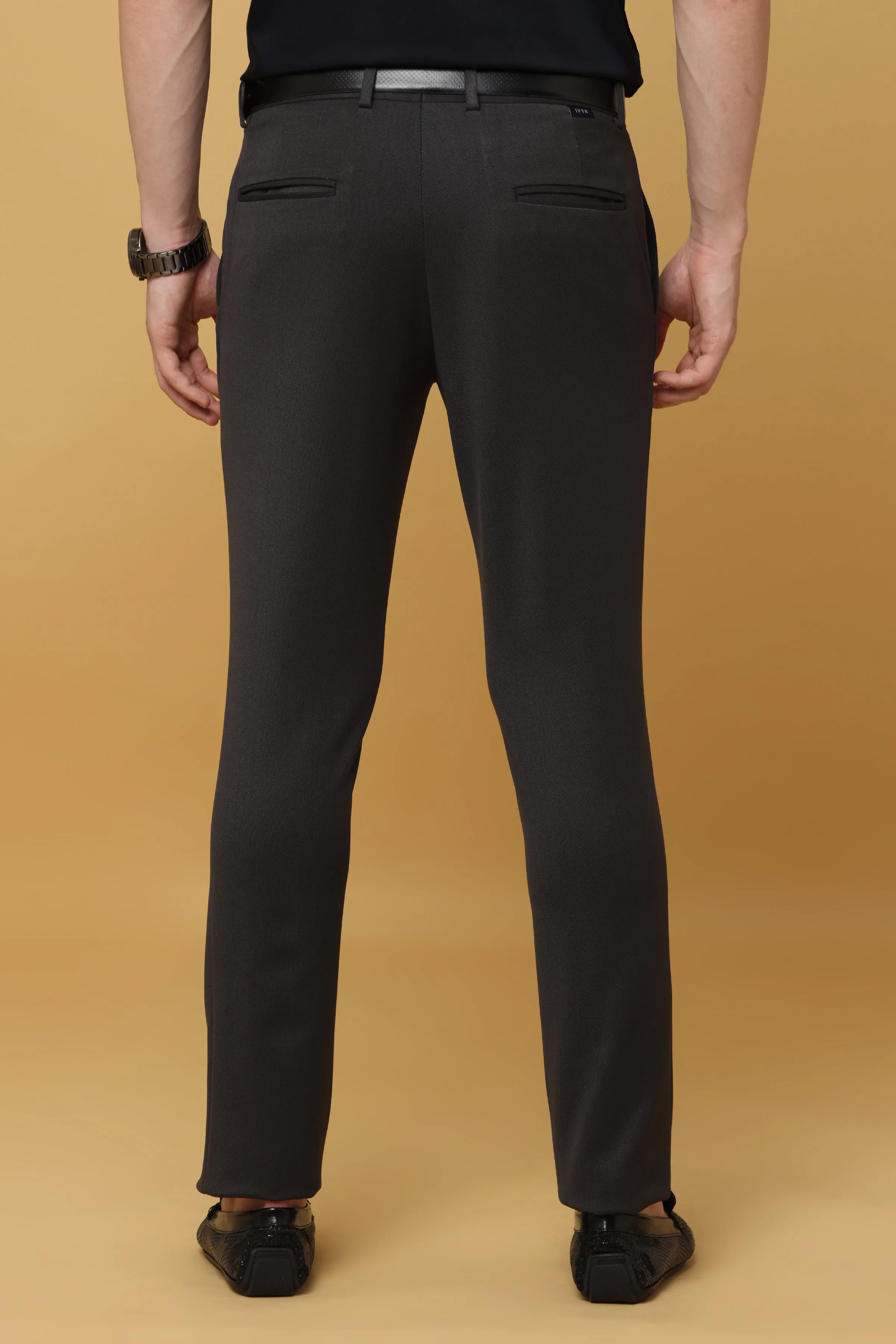 Ivyn Urbane Charcoal Formal Trousers