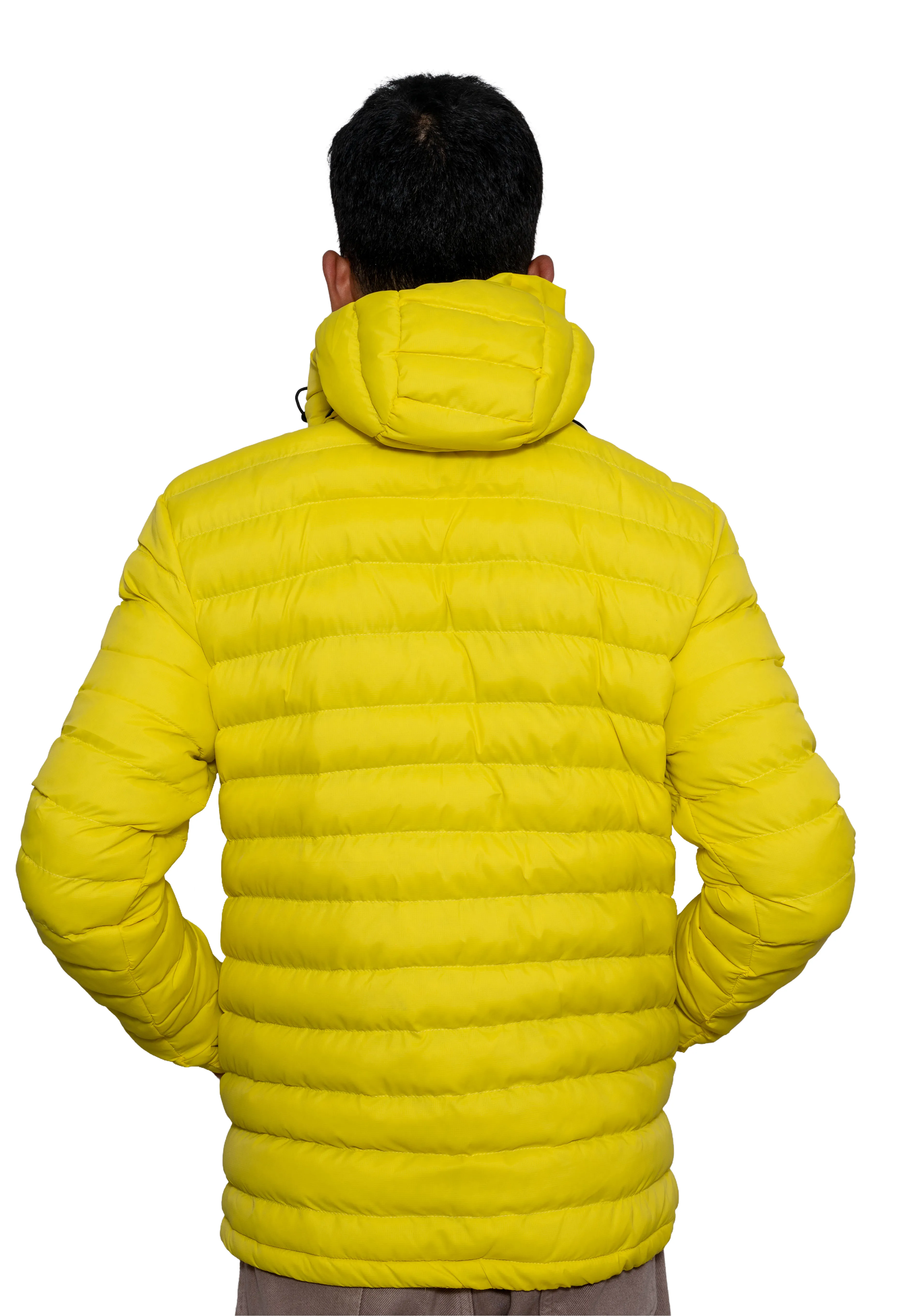 JAG Mt. Elbrus Quilted Snow Jacket | Minus 10 Jacket | Super Soft Nylon Fabric | Ultra Light Series | Sunny Yellow