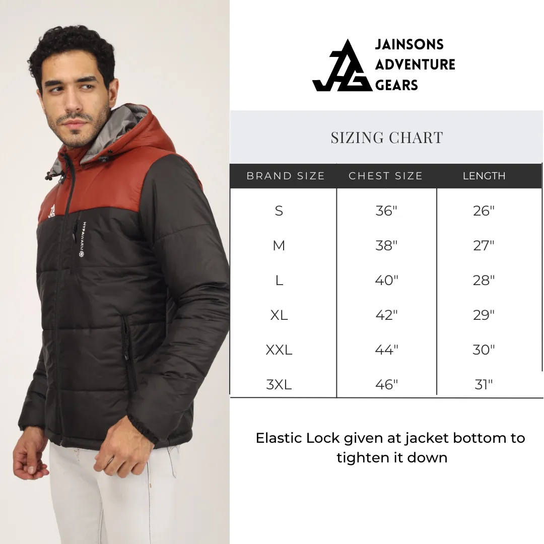 JAG Zanskar Series Ultra Light Minus 5 Quilted Jacket | Polyfill Jacket | Puffer Jacket | Black - Navy