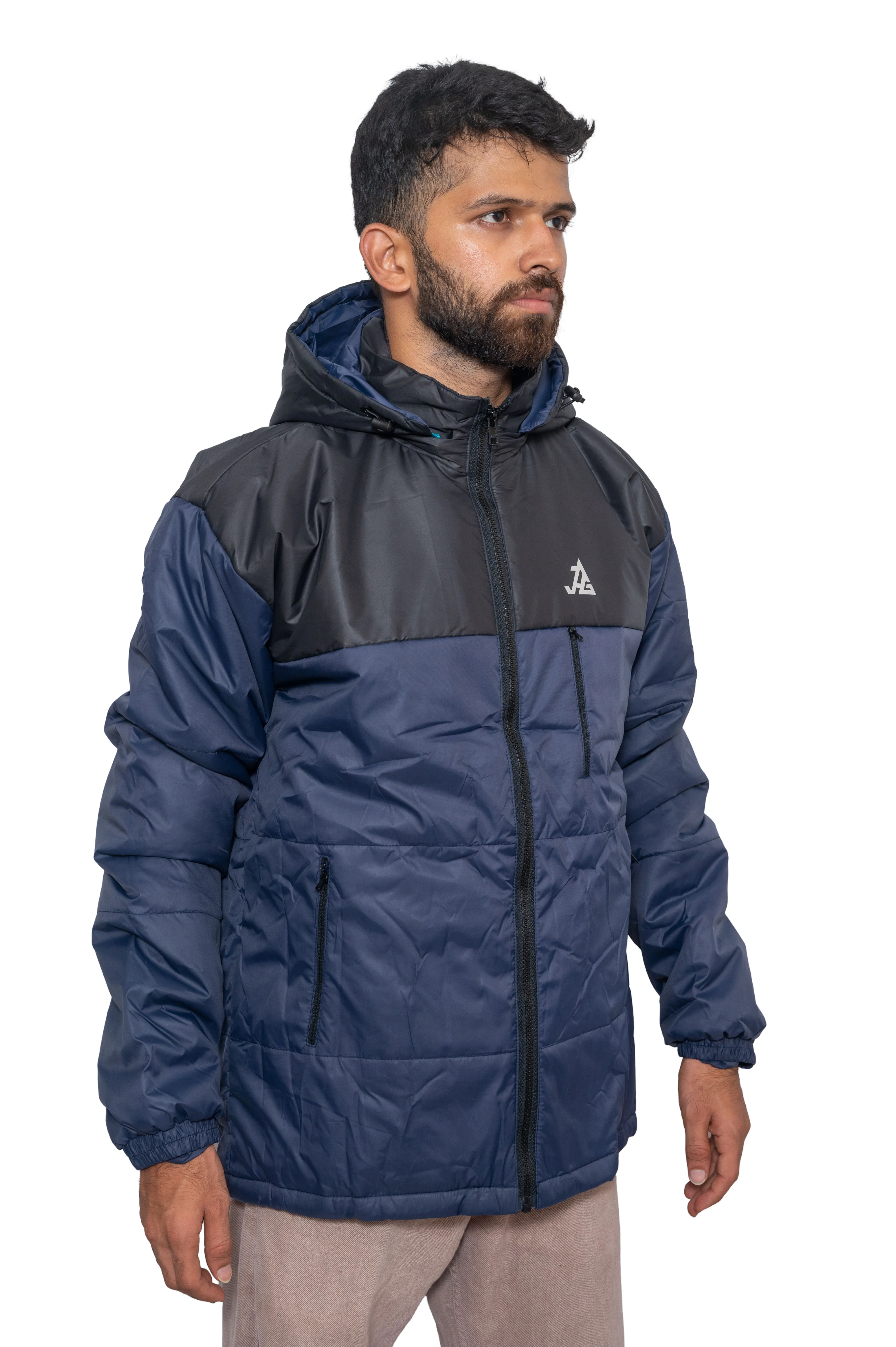 JAG Zanskar Series Ultra Light Minus 5 Quilted Jacket | Polyfill Jacket | Puffer Jacket | Black - Navy