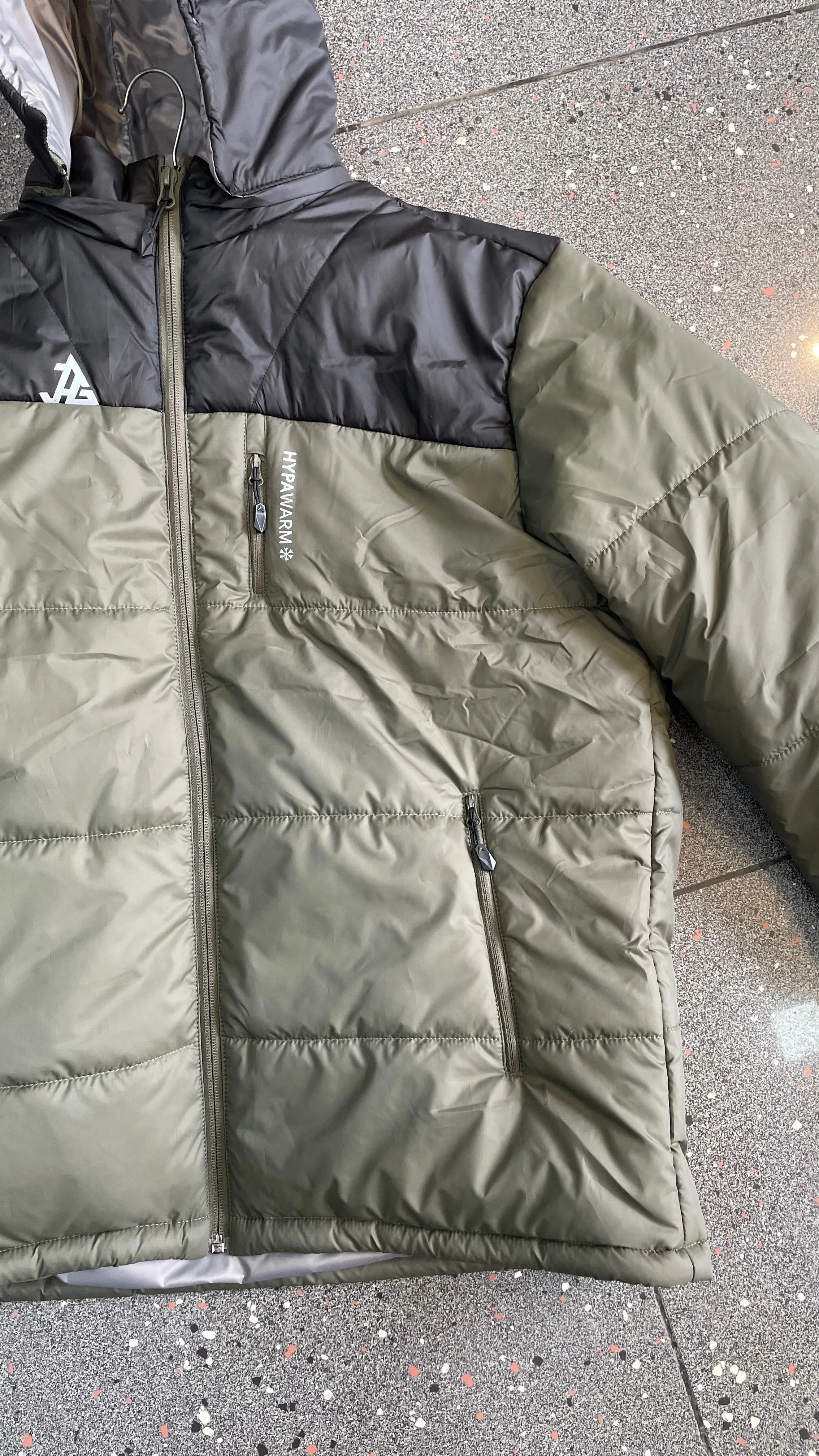 JAG Zanskar Series Ultra Light Minus 5 Quilted Jacket | Polyfill Jacket | Puffer Jacket | Olive-Black