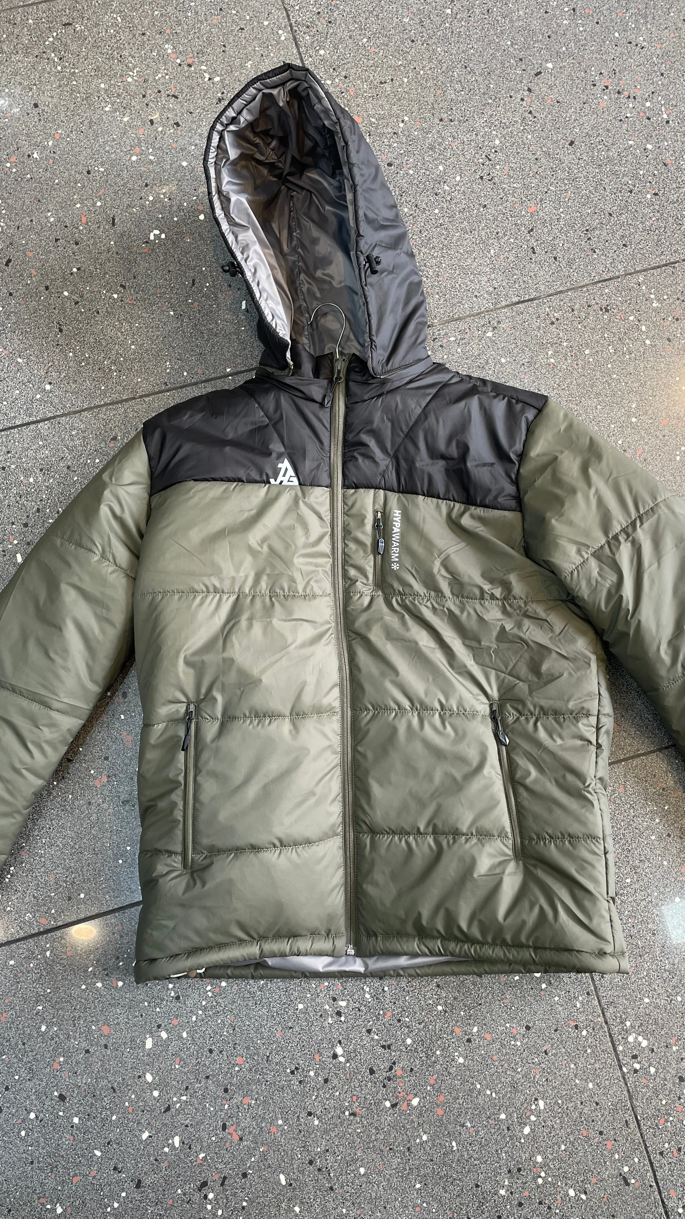 JAG Zanskar Series Ultra Light Minus 5 Quilted Jacket | Polyfill Jacket | Puffer Jacket | Olive-Black