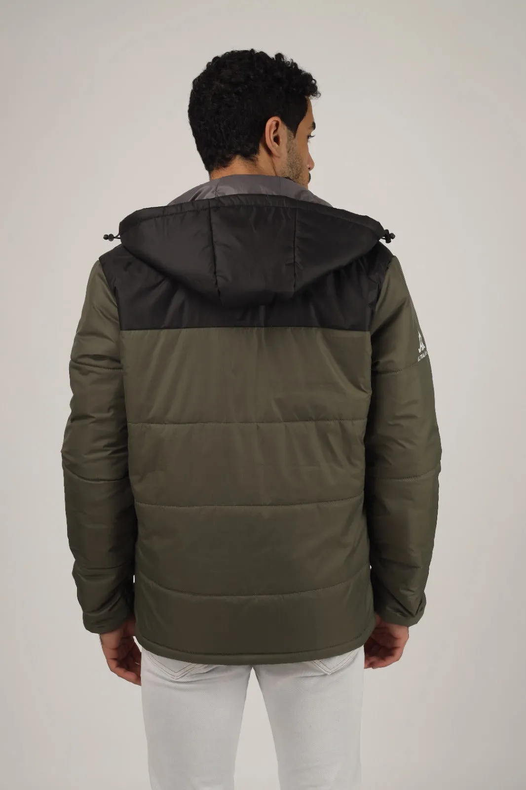 JAG Zanskar Series Ultra Light Minus 5 Quilted Jacket | Polyfill Jacket | Puffer Jacket | Olive-Black