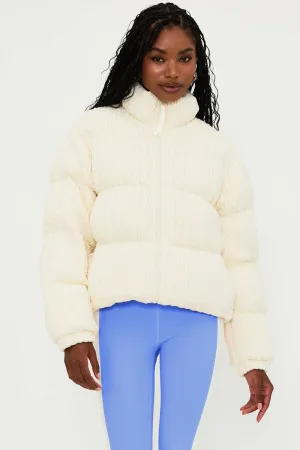 JoJo Puffer Jacket Snow Cap Cable