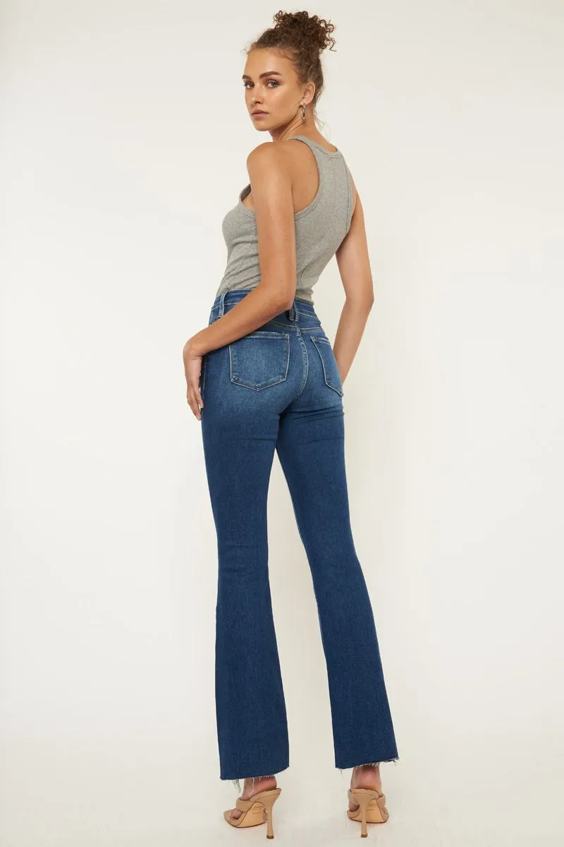 Kancan - Brenda High Rise Bootcut Jeans - KC11259