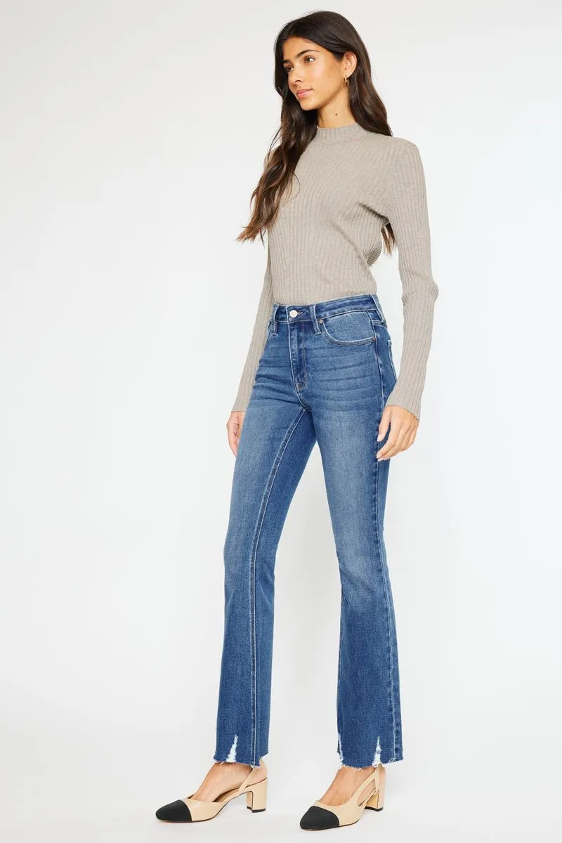 Kancan - Brenda High Rise Bootcut Jeans - KC11259