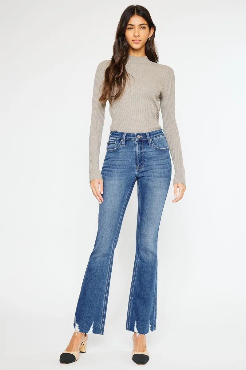 Kancan - Brenda High Rise Bootcut Jeans - KC11259