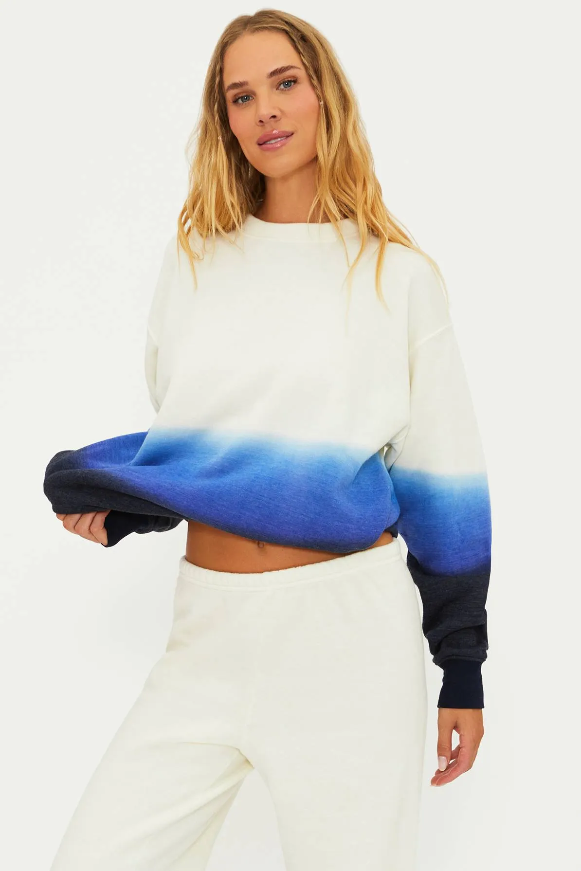 Kenzlie Pullover Egret Ombre