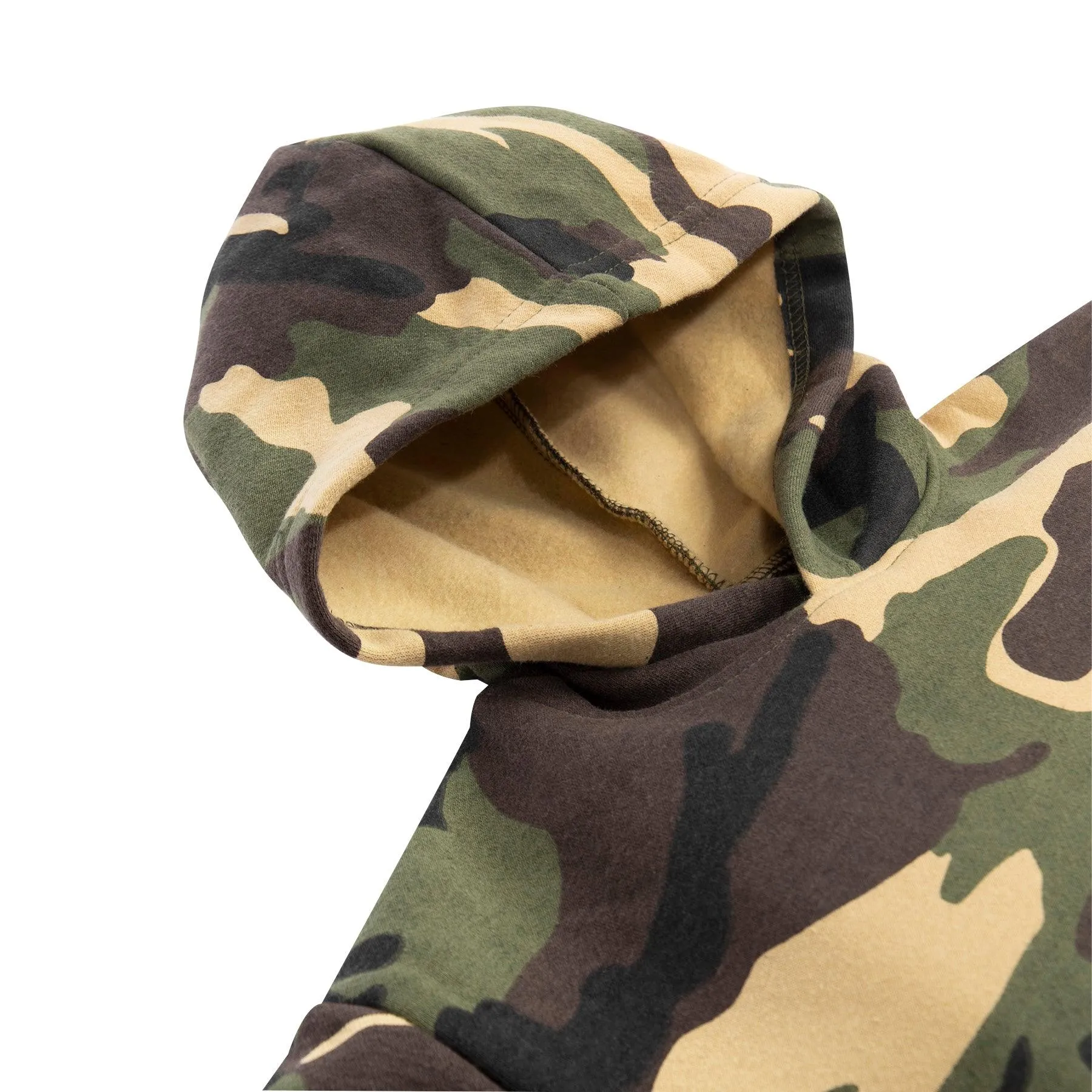 Kid's Camo Pullover Hooded Sweatshirt