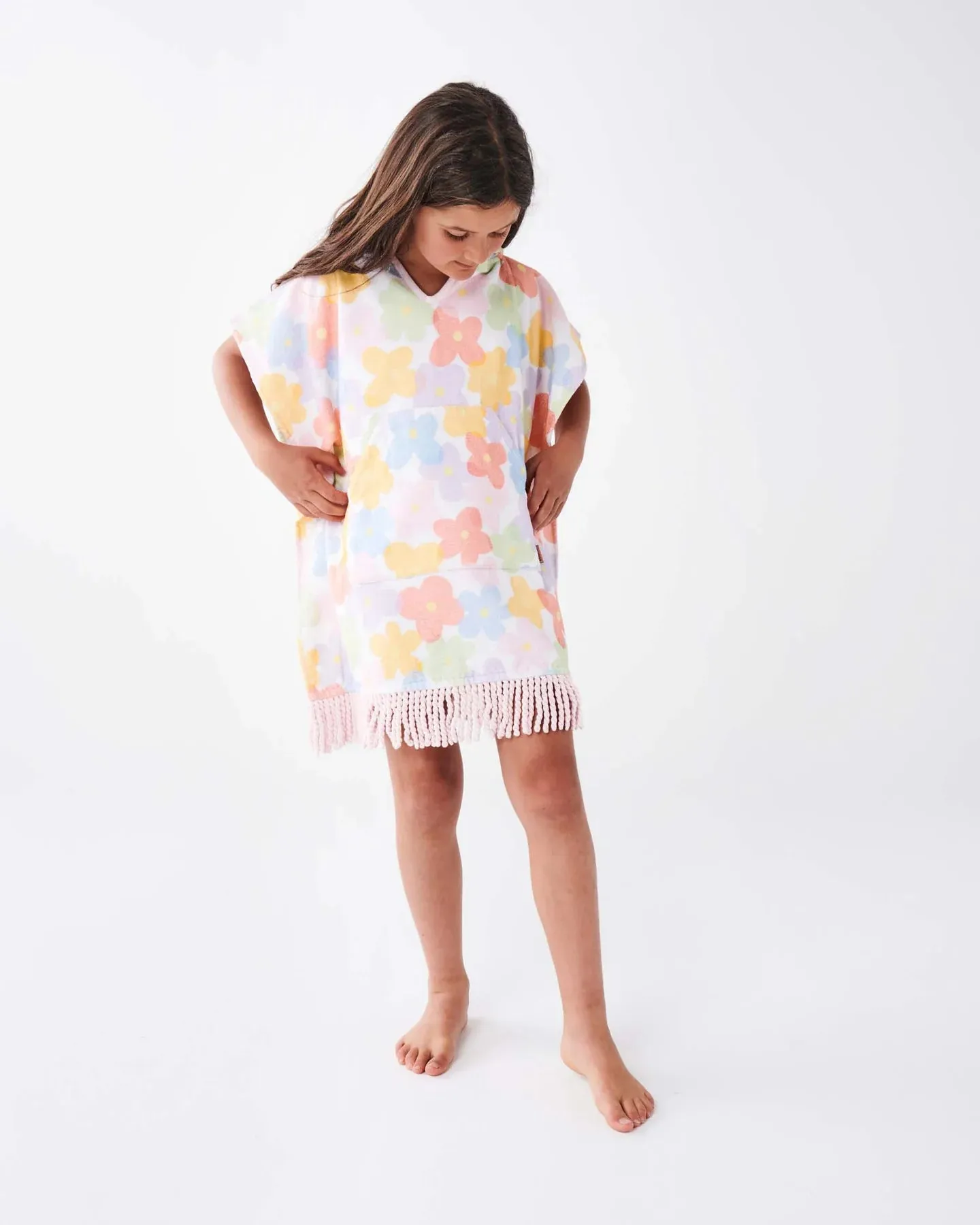 Kip & Co Paper Daisy Kids Terry Poncho