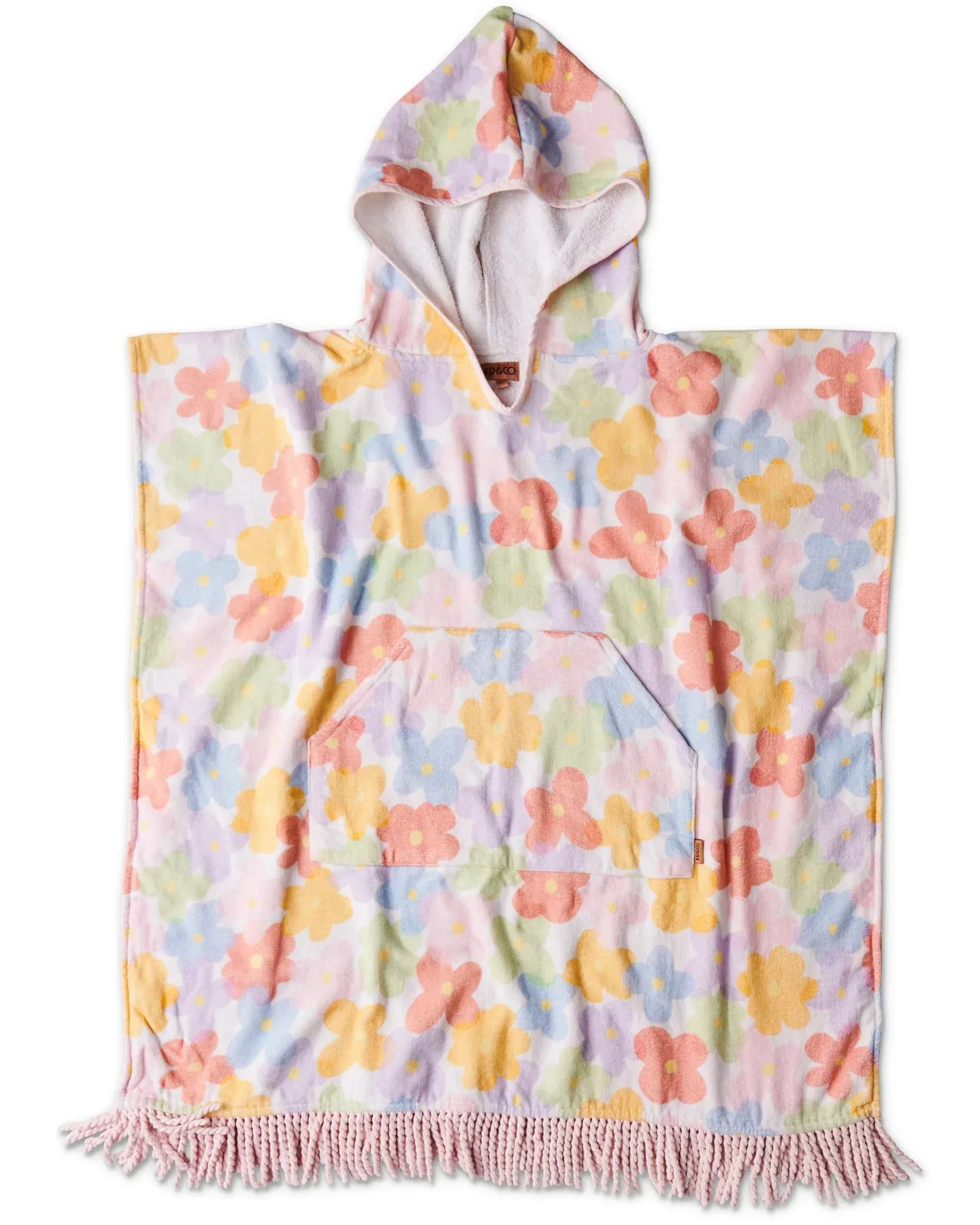 Kip & Co Paper Daisy Kids Terry Poncho