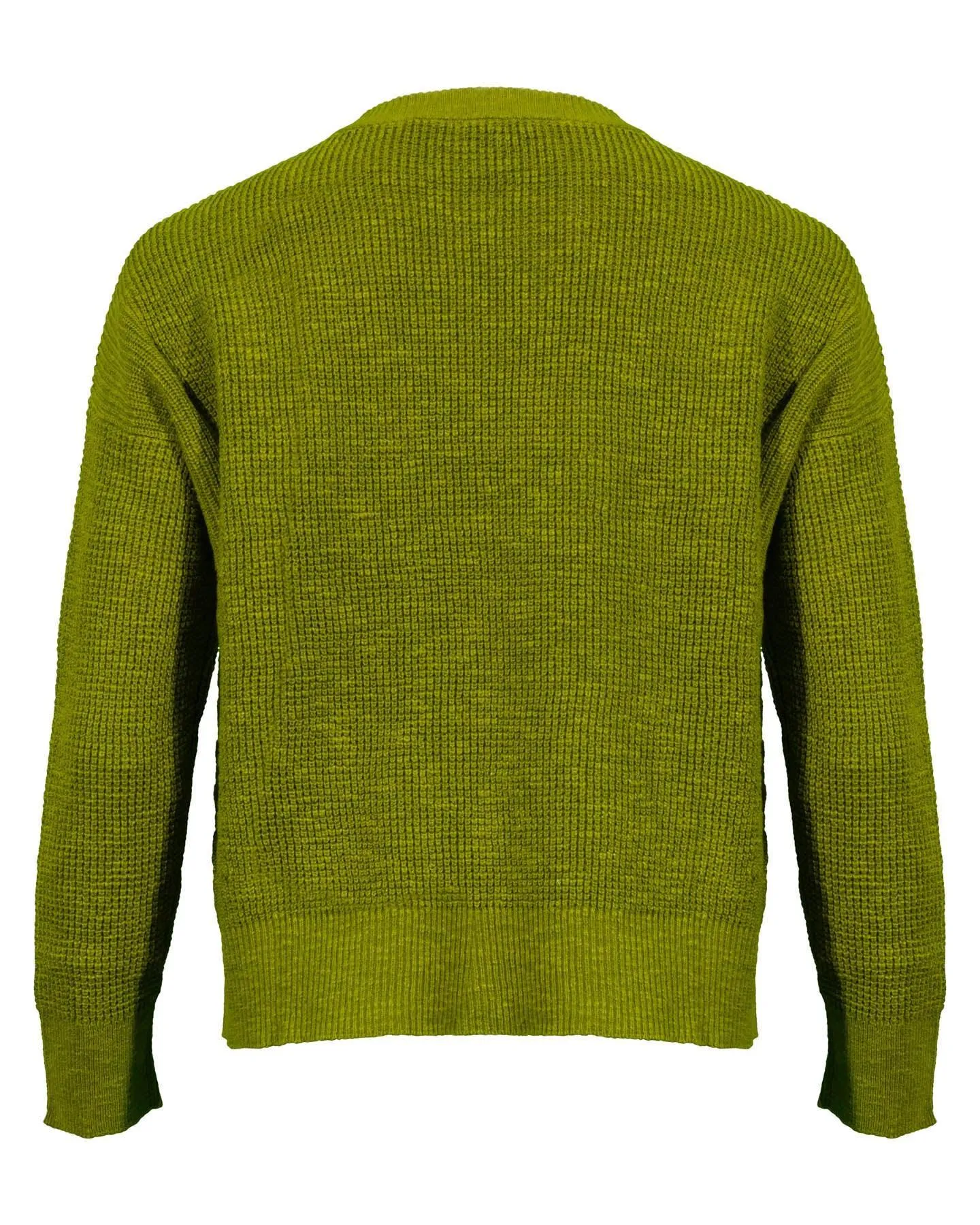 Knit Crew Neck Sweater Multigreen