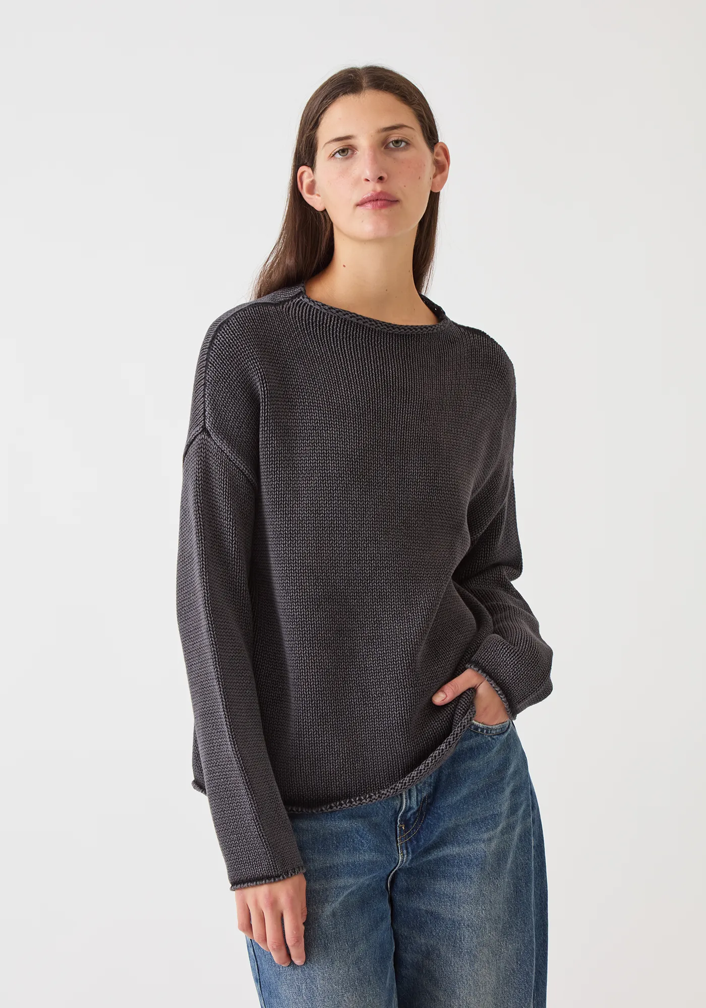 Lamis Washed Cotton Sweater