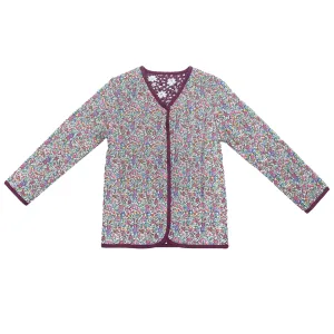 Leni Jacket Prairie Dot/ London Flowers Boysenberry