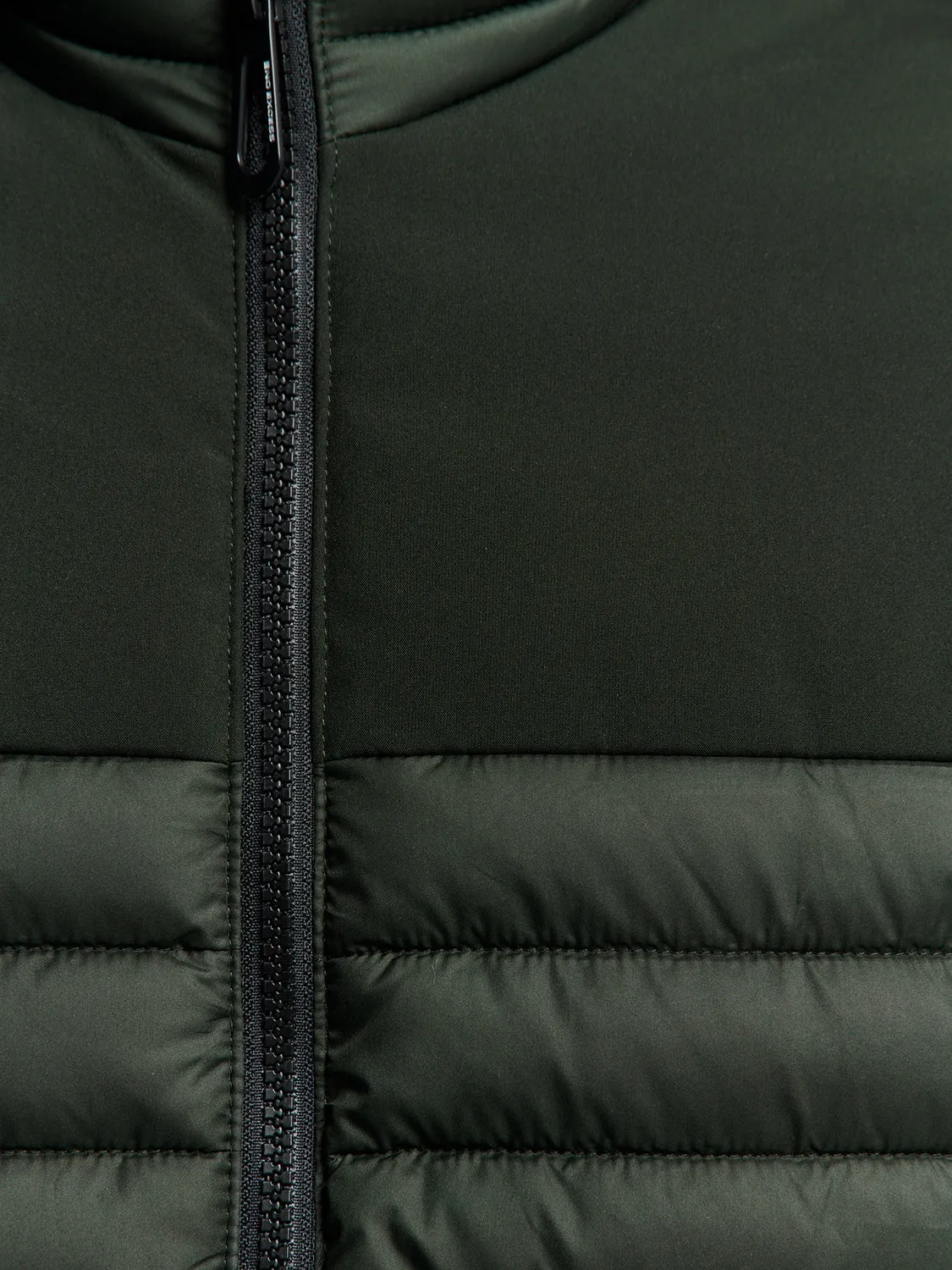 Lightweight Quilted Jacket with Matte Finish | Dark Moss