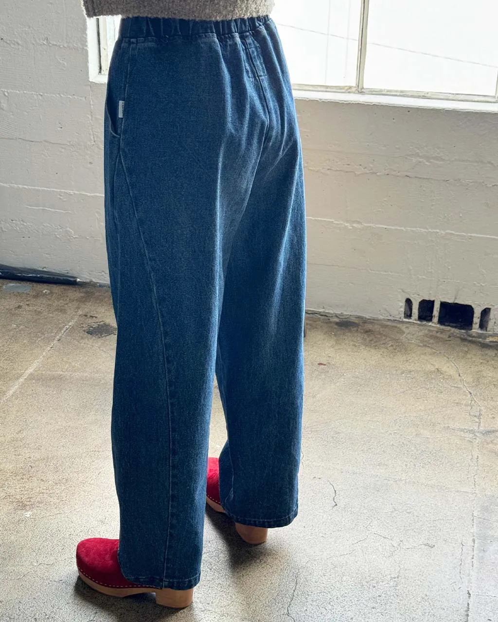 Long Arc Pants - Blue Denim