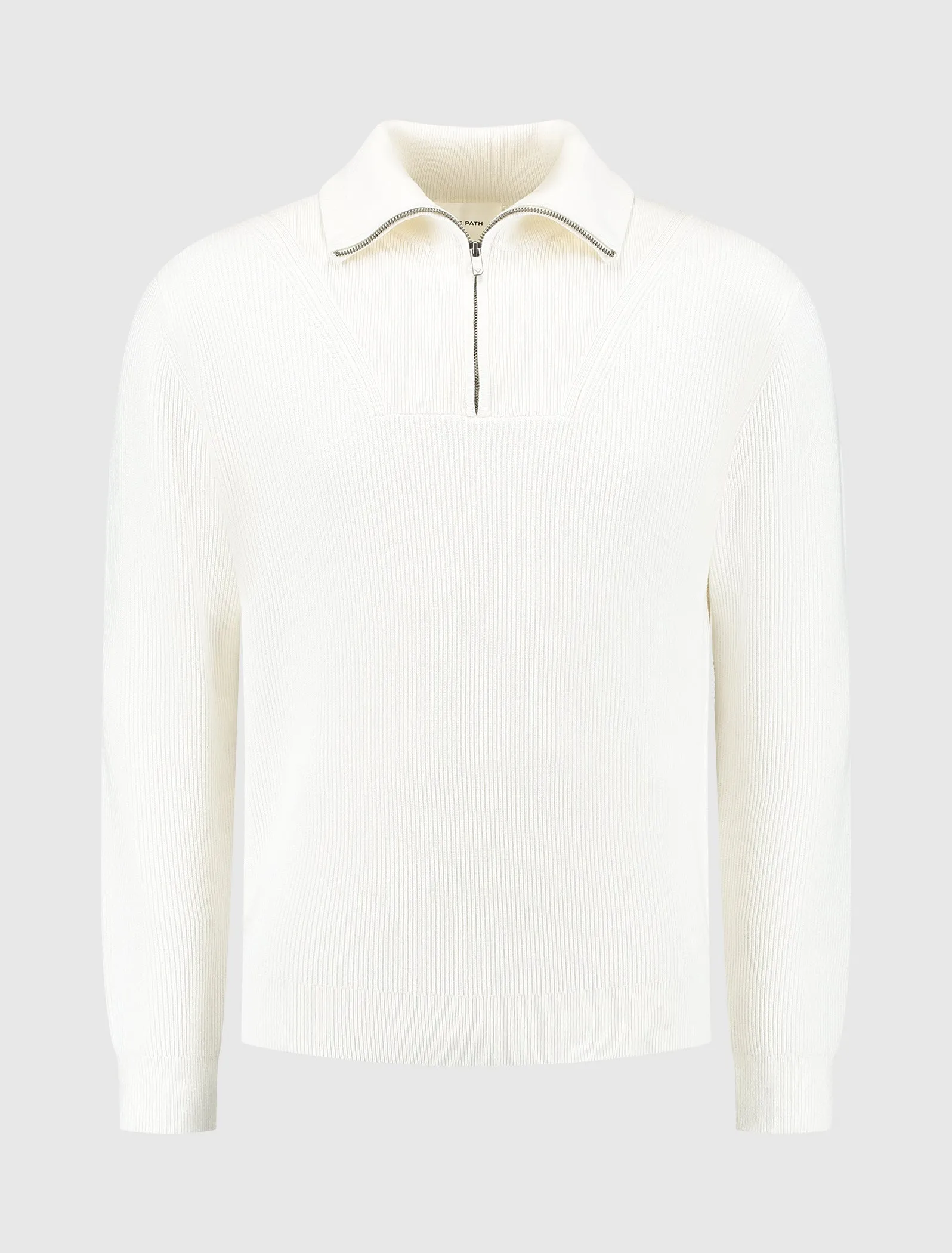 Loose fit Halfzip Knitwear | Off White