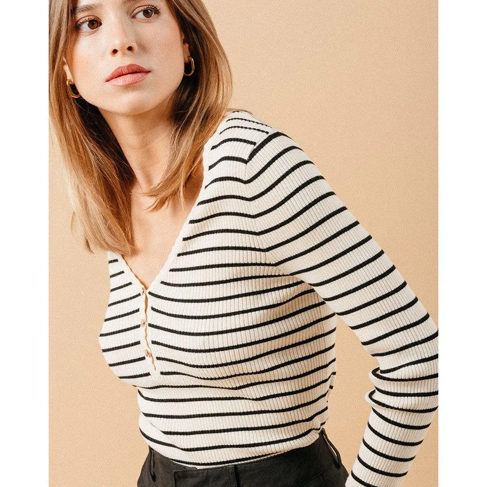 MADDIE STRIPE SWEATER