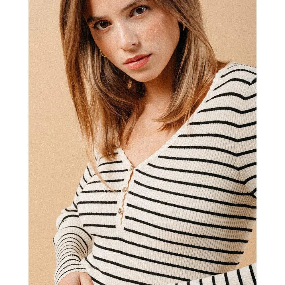 MADDIE STRIPE SWEATER