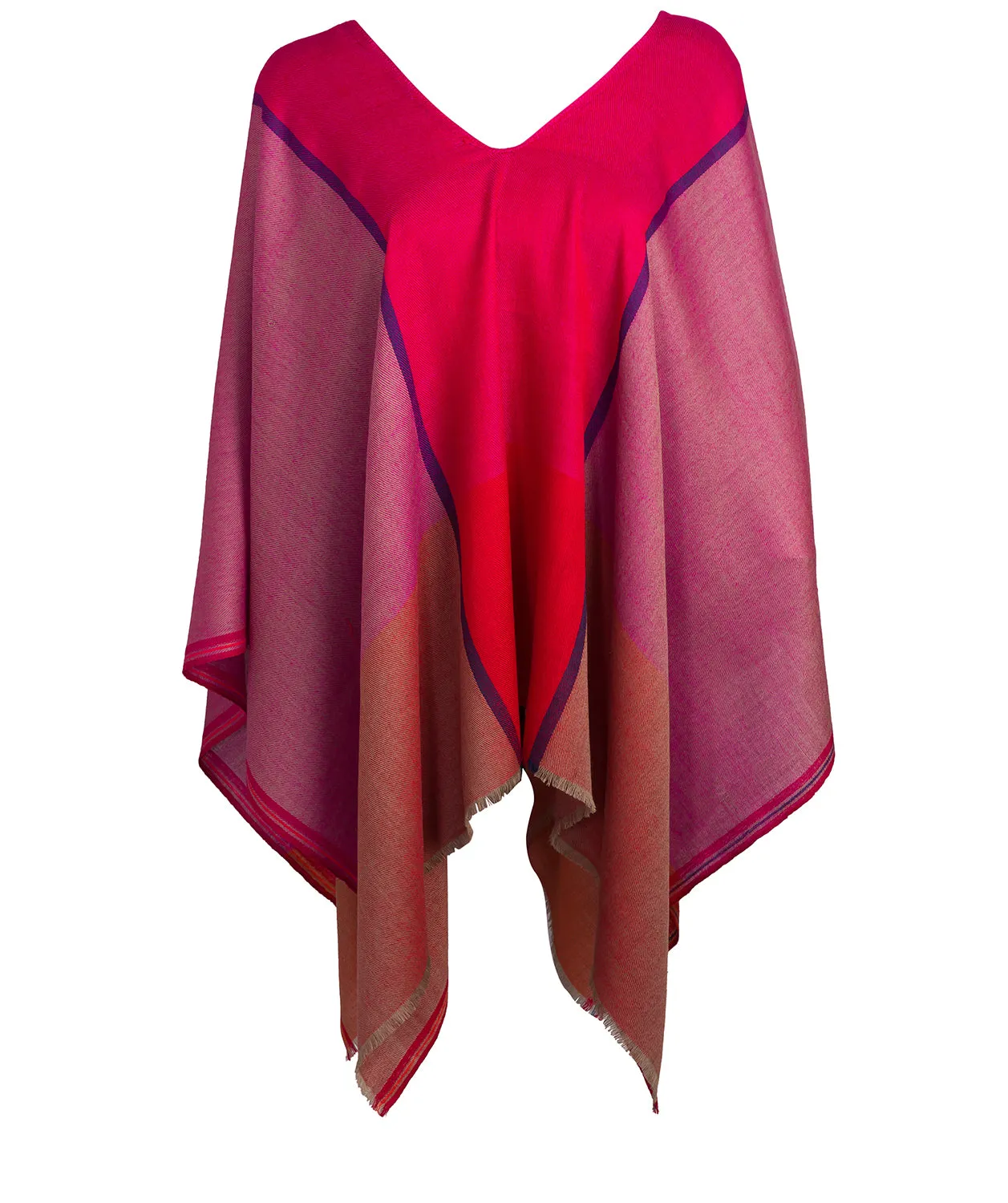 'Magnitude' 100% Merino Wool Poncho