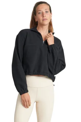 Marlow Half Zip Pullover, Black