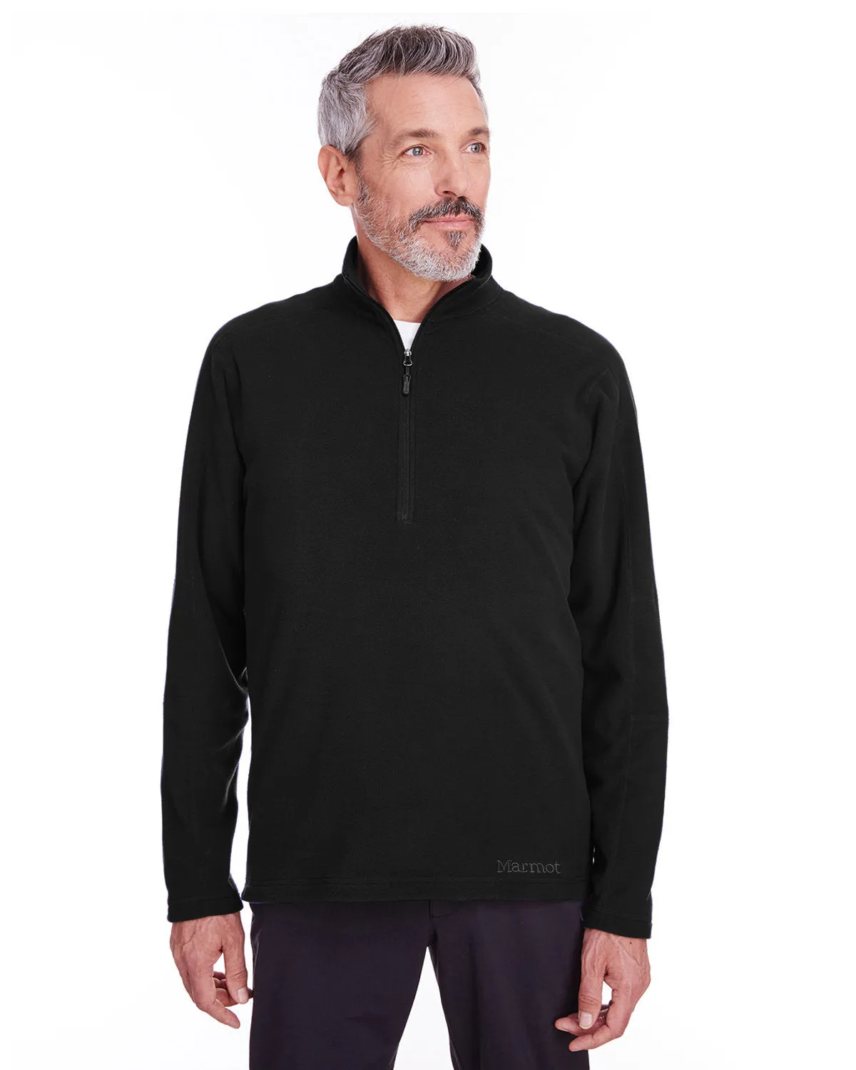 Marmot Rocklin Fleece Custom Half Zips, Black