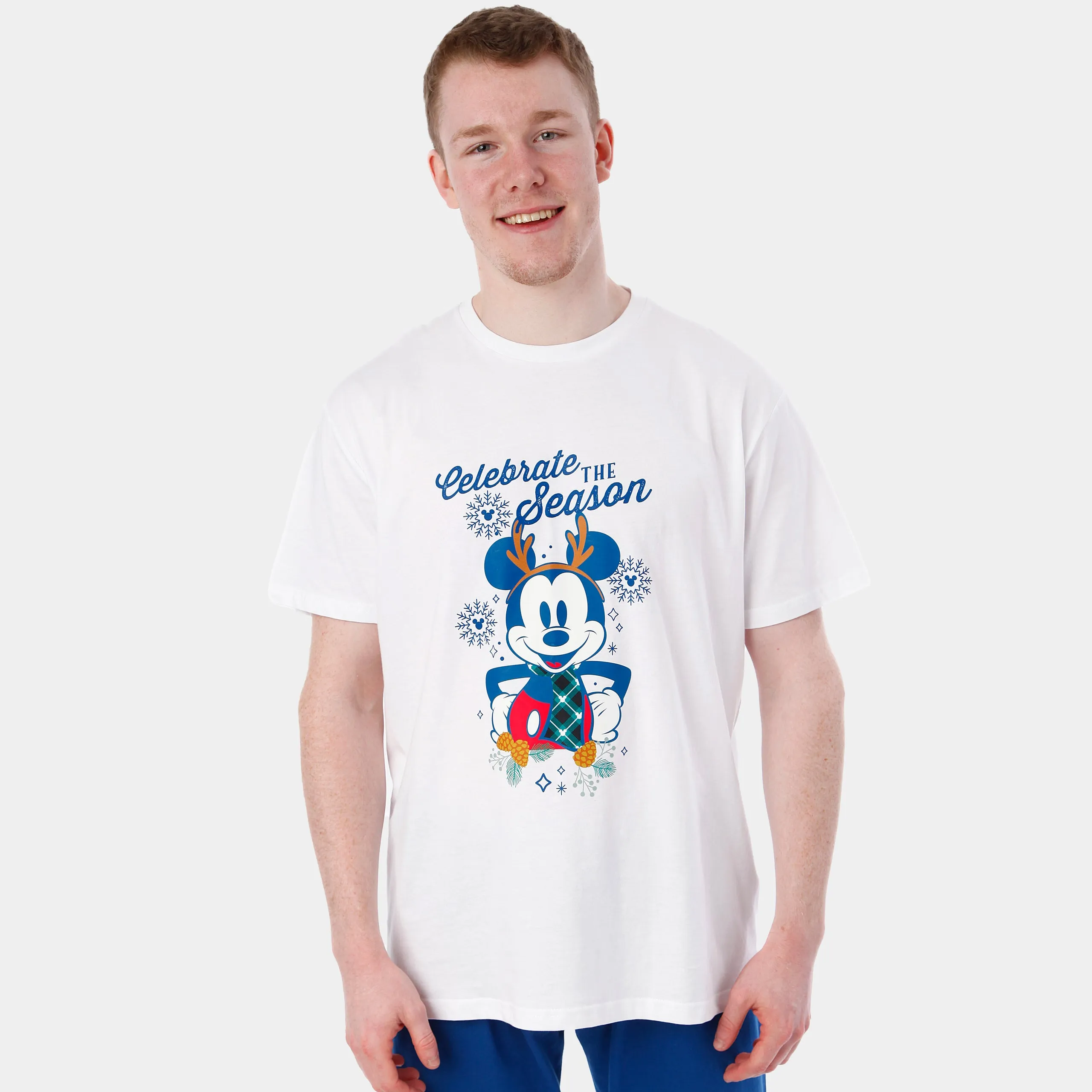 Mens Mickey Mouse Christmas Pyjamas