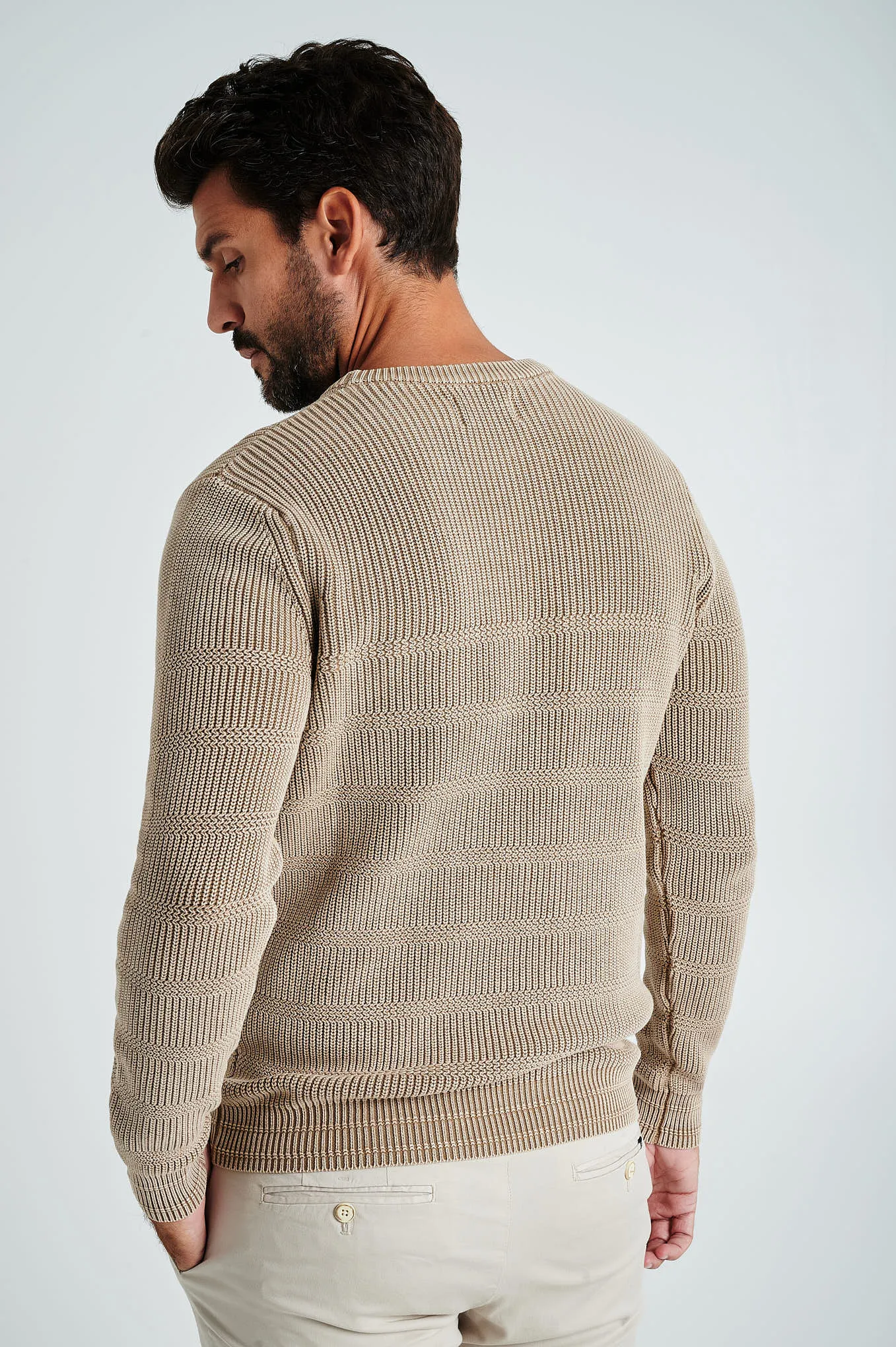 Men's organic cotton crew neck sweater