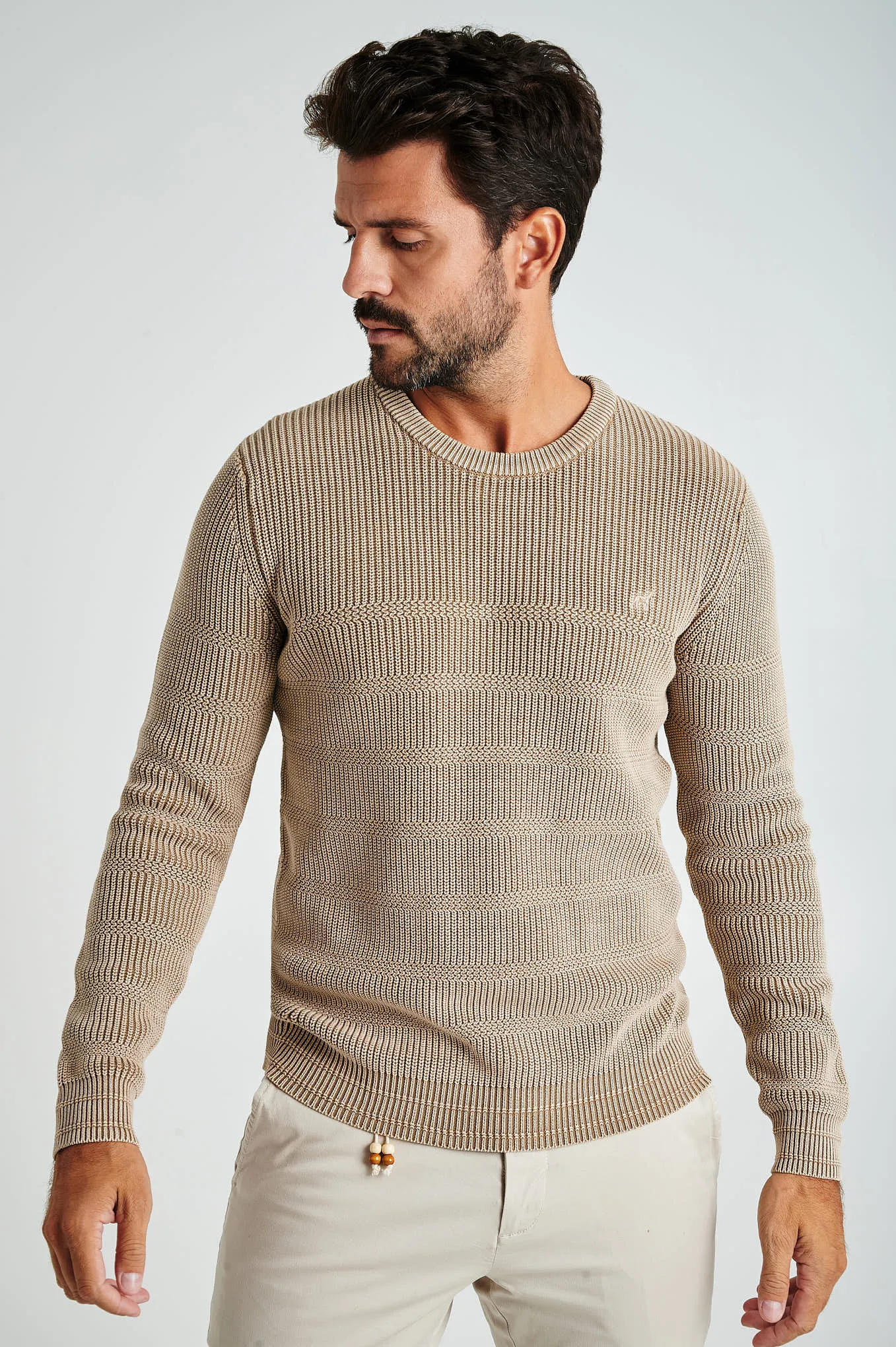 Men's organic cotton crew neck sweater