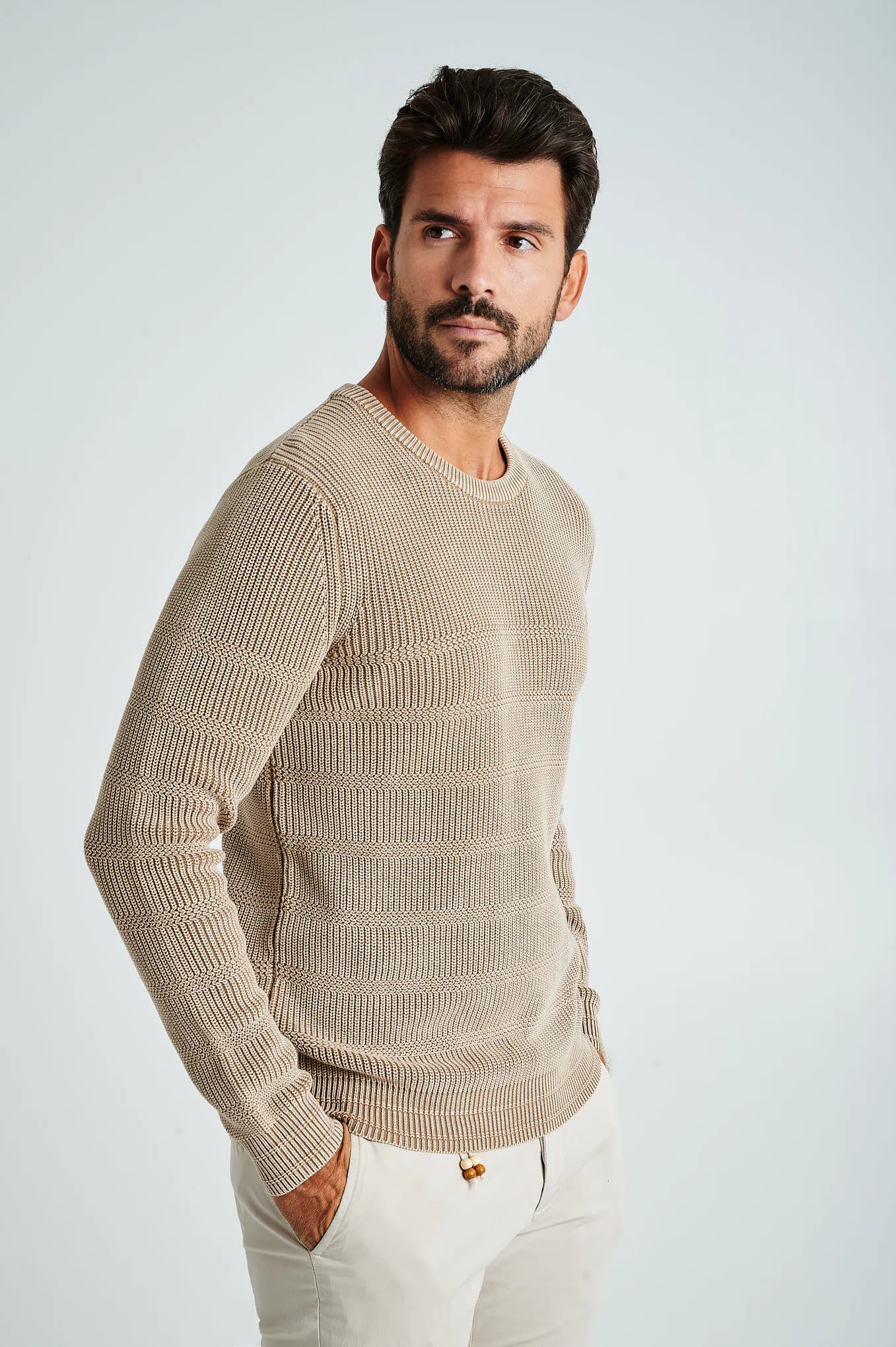 Men's organic cotton crew neck sweater