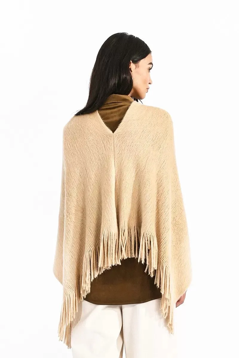 Molly Bracken Poncho Panna Da Donna