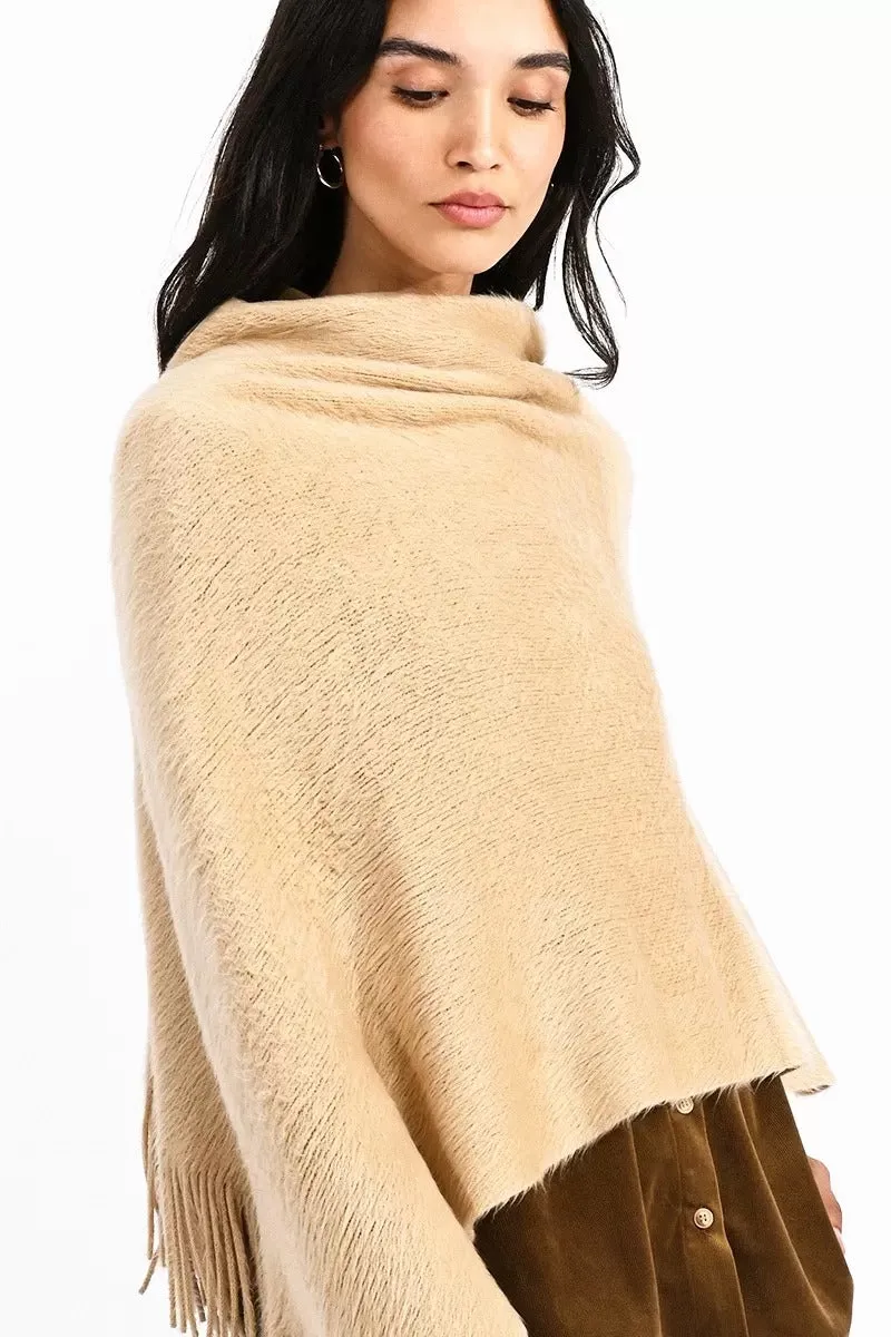 Molly Bracken Poncho Panna Da Donna