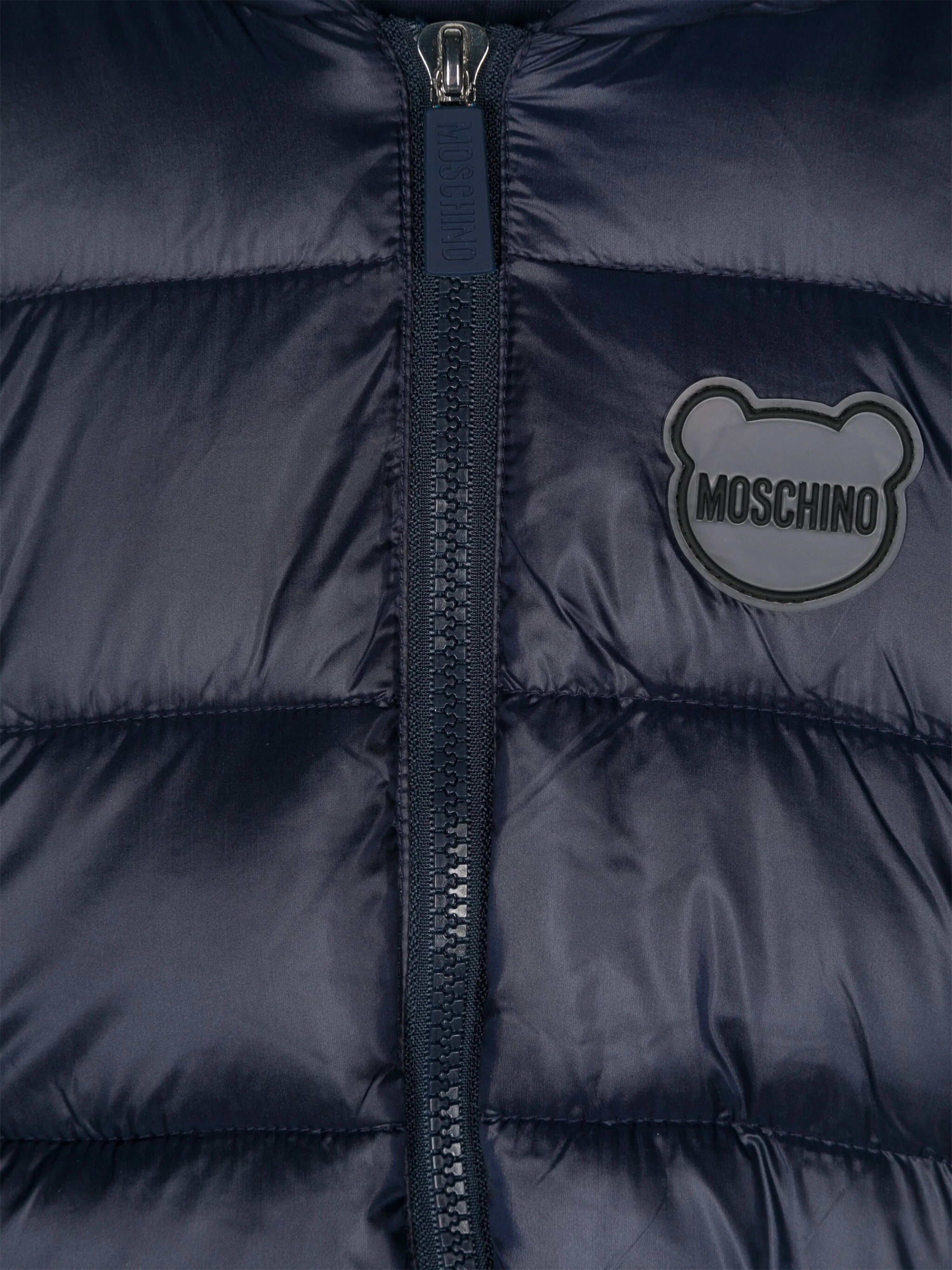 Moschino Baby Puffer Jacket in Navy